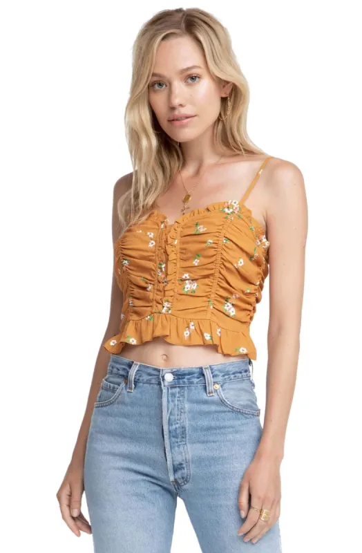 Riley Floral Crop Top sold by Astr