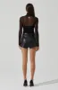 Everette Faux Leather Shorts sold by Astr