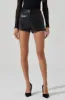 Everette Faux Leather Shorts sold by Astr