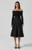 Andolina Jacquard Midi Skirt sold by Astr