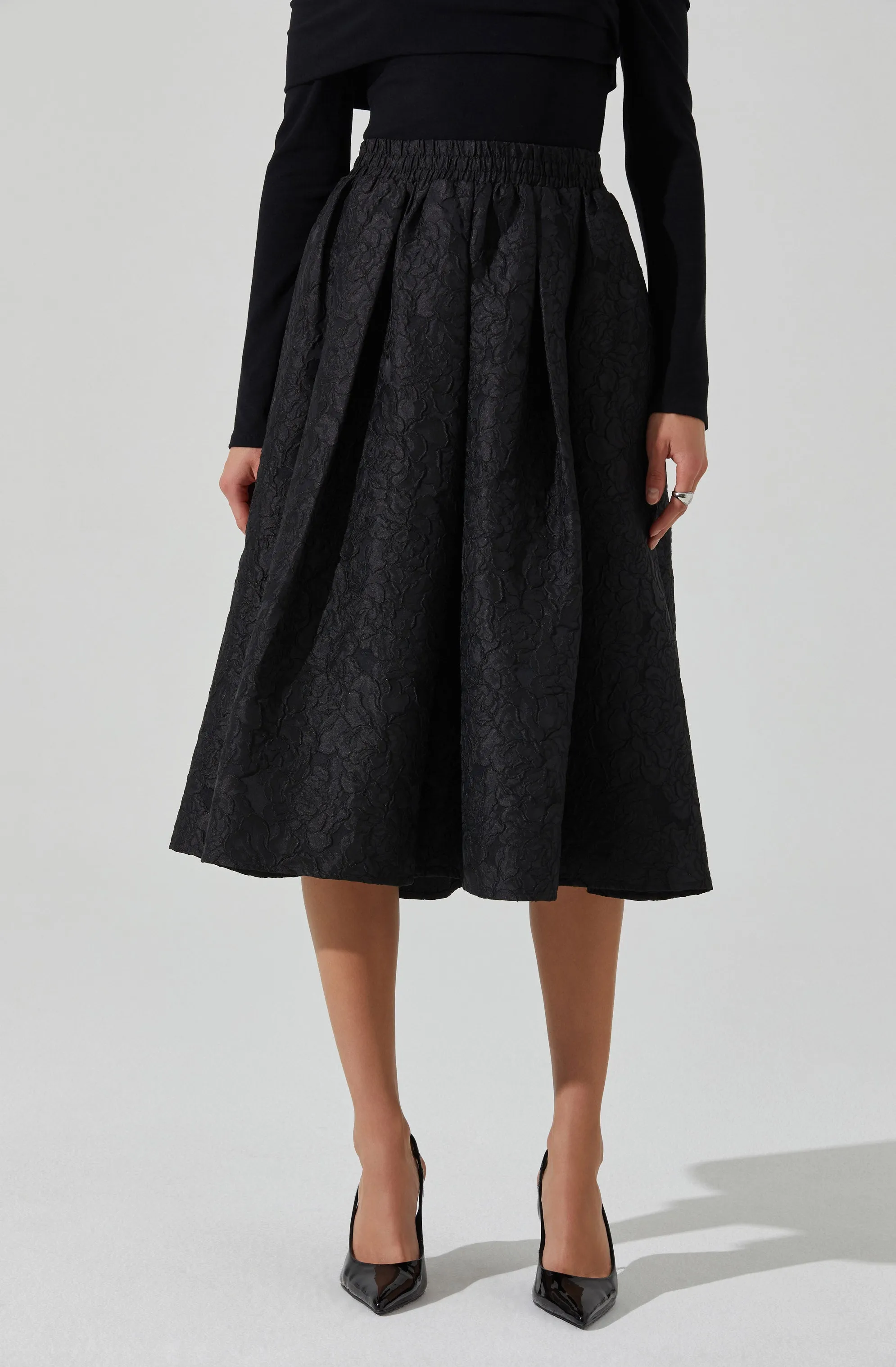 Andolina Jacquard Midi Skirt sold by Astr product image thumbnail 2