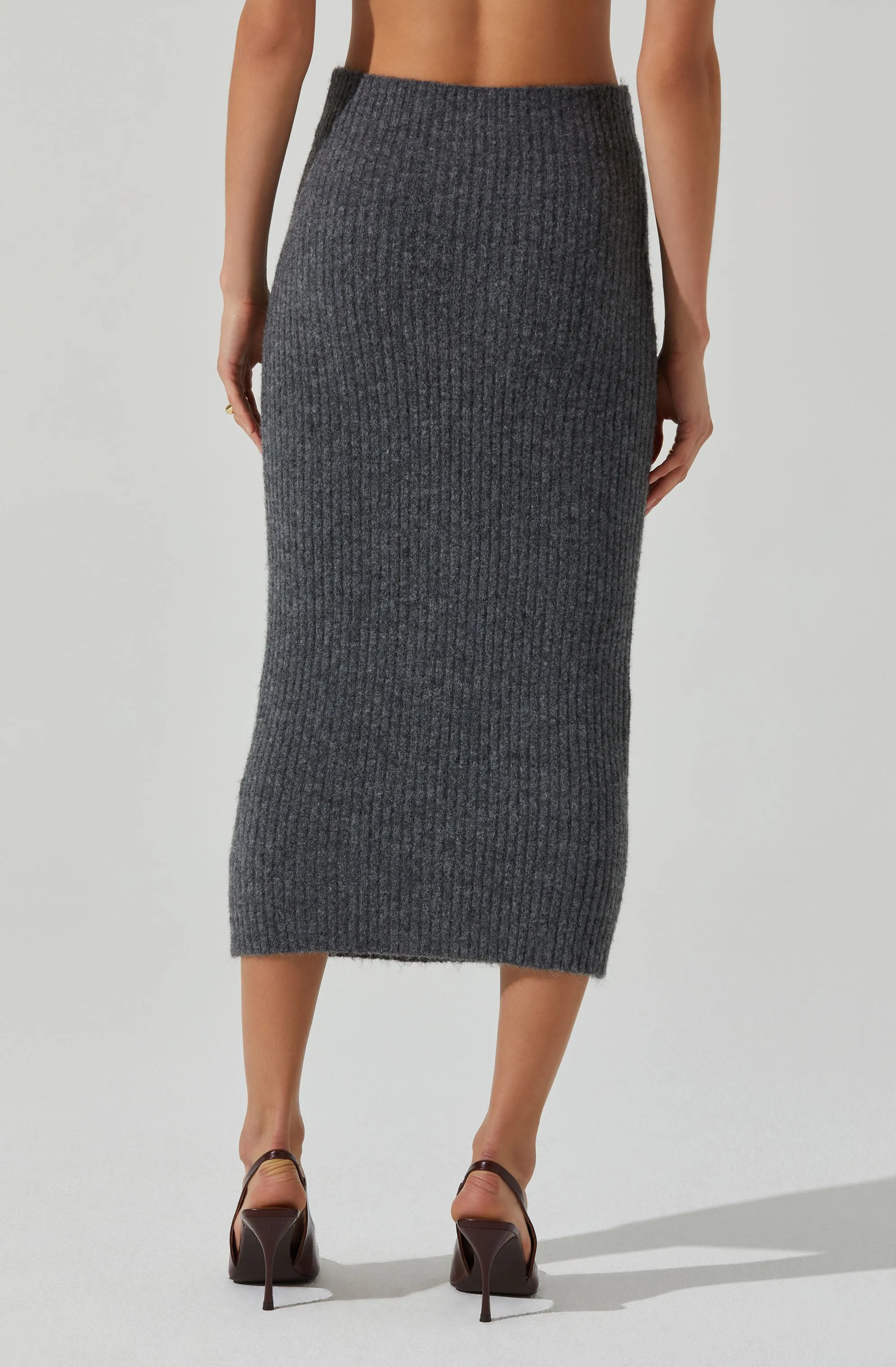 Neve Ribbed Sweater Midi Skirt sold by Astr product image thumbnail 4
