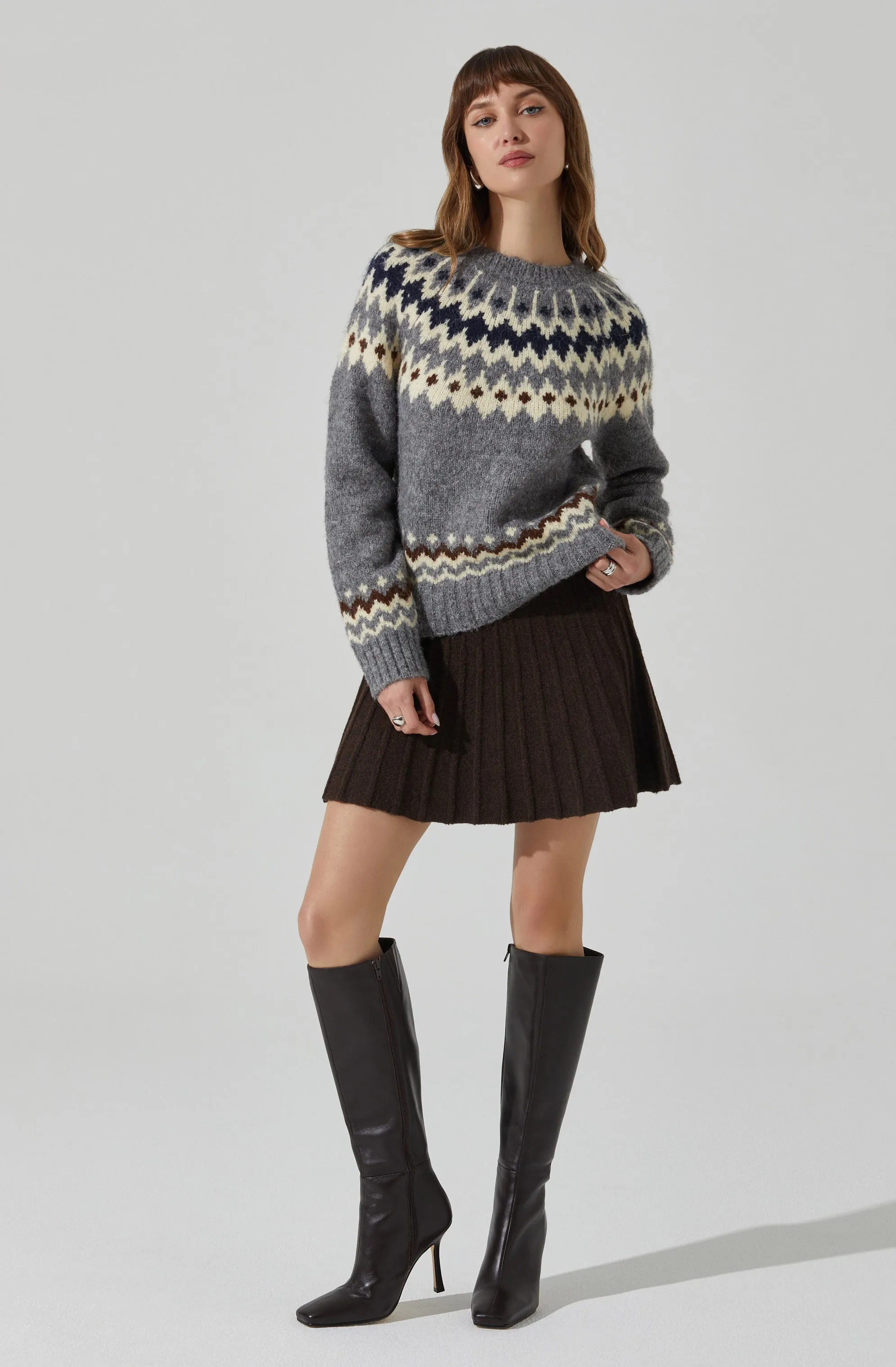 Feyre Fair Isle Sweater sold by Astr product image thumbnail 5