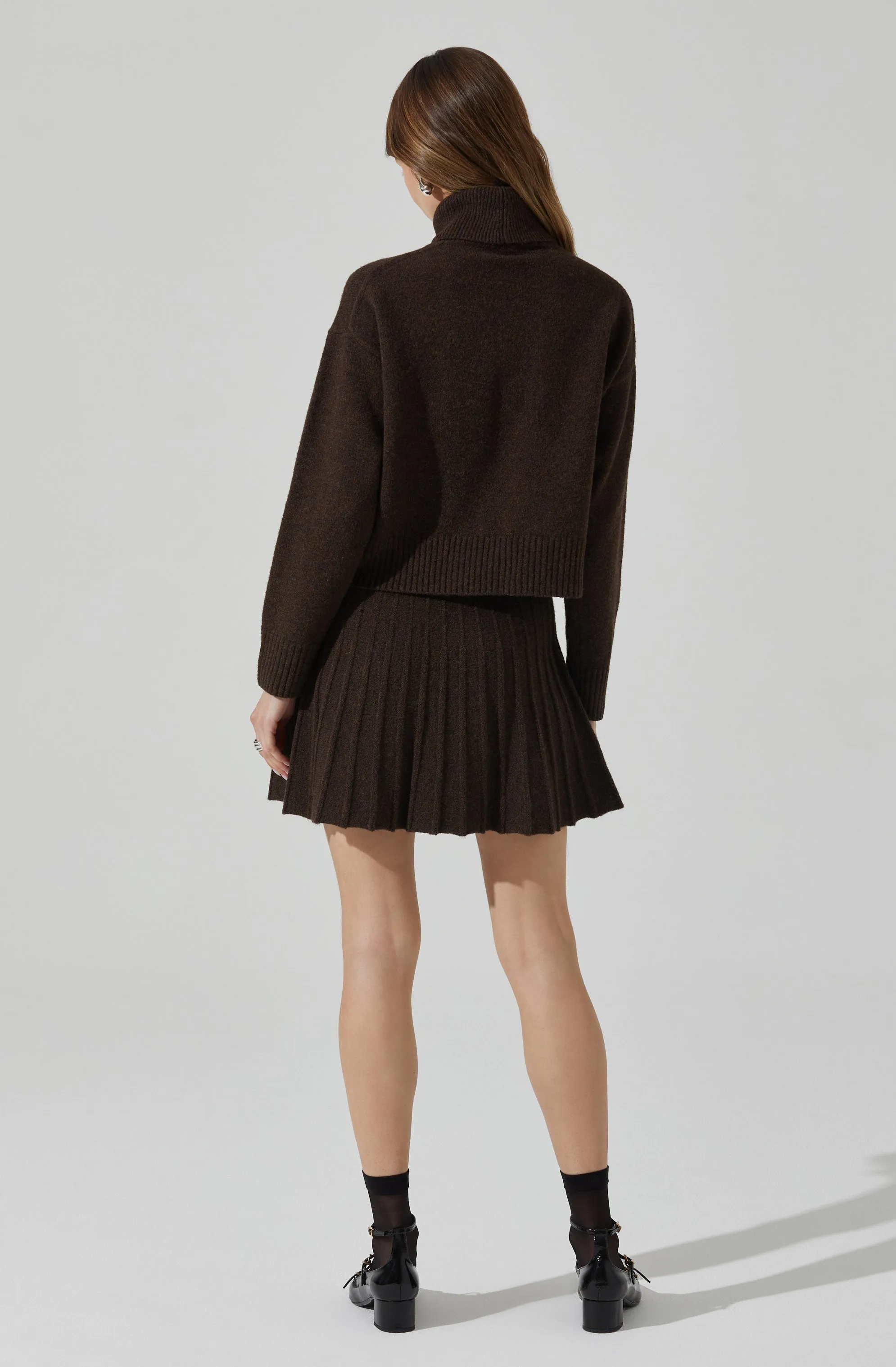 Marceline Pleated Mini Skirt sold by Astr product image thumbnail 5
