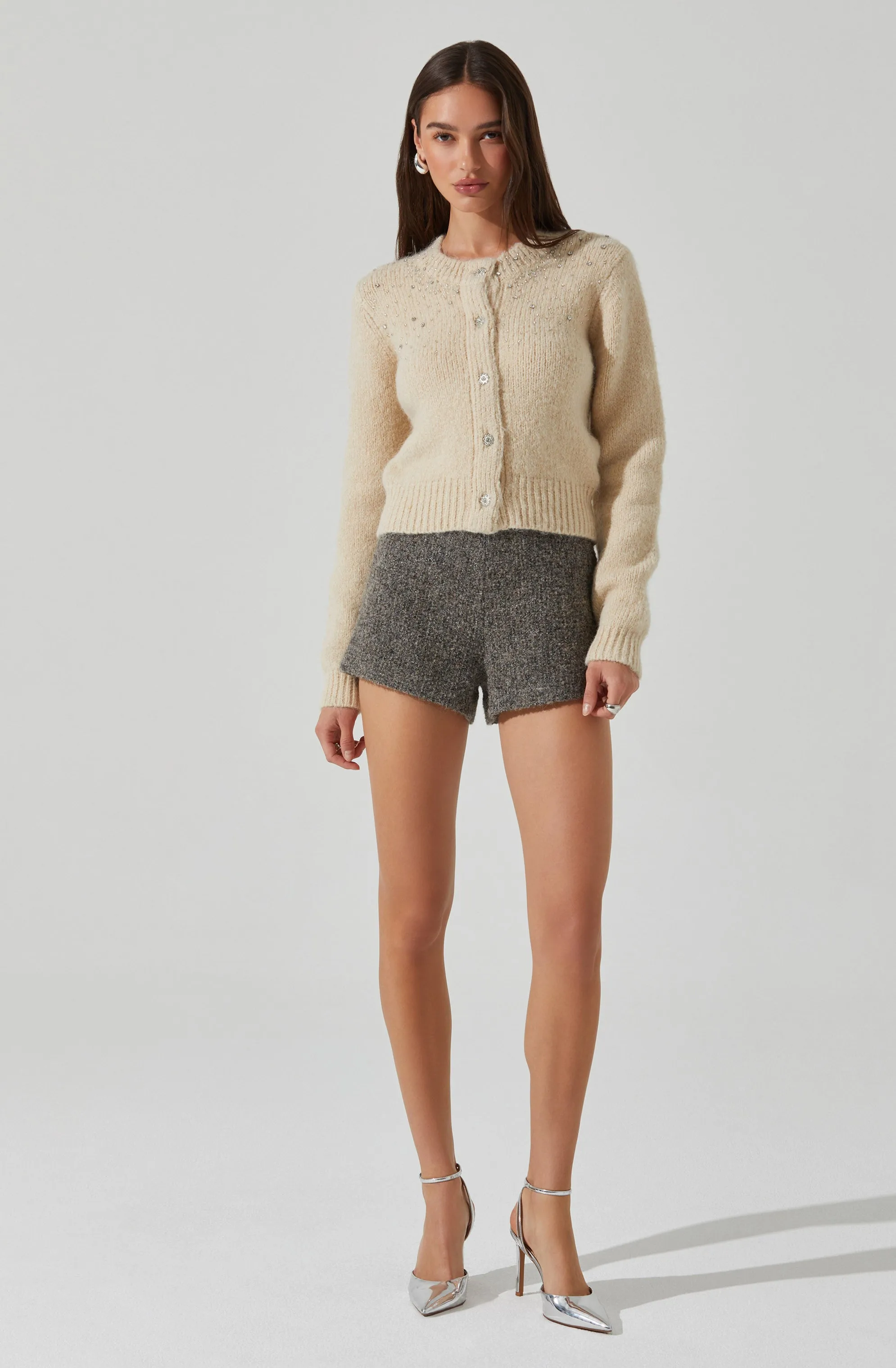 Sigourney Embellished Cardigan sold by Astr product image thumbnail 4