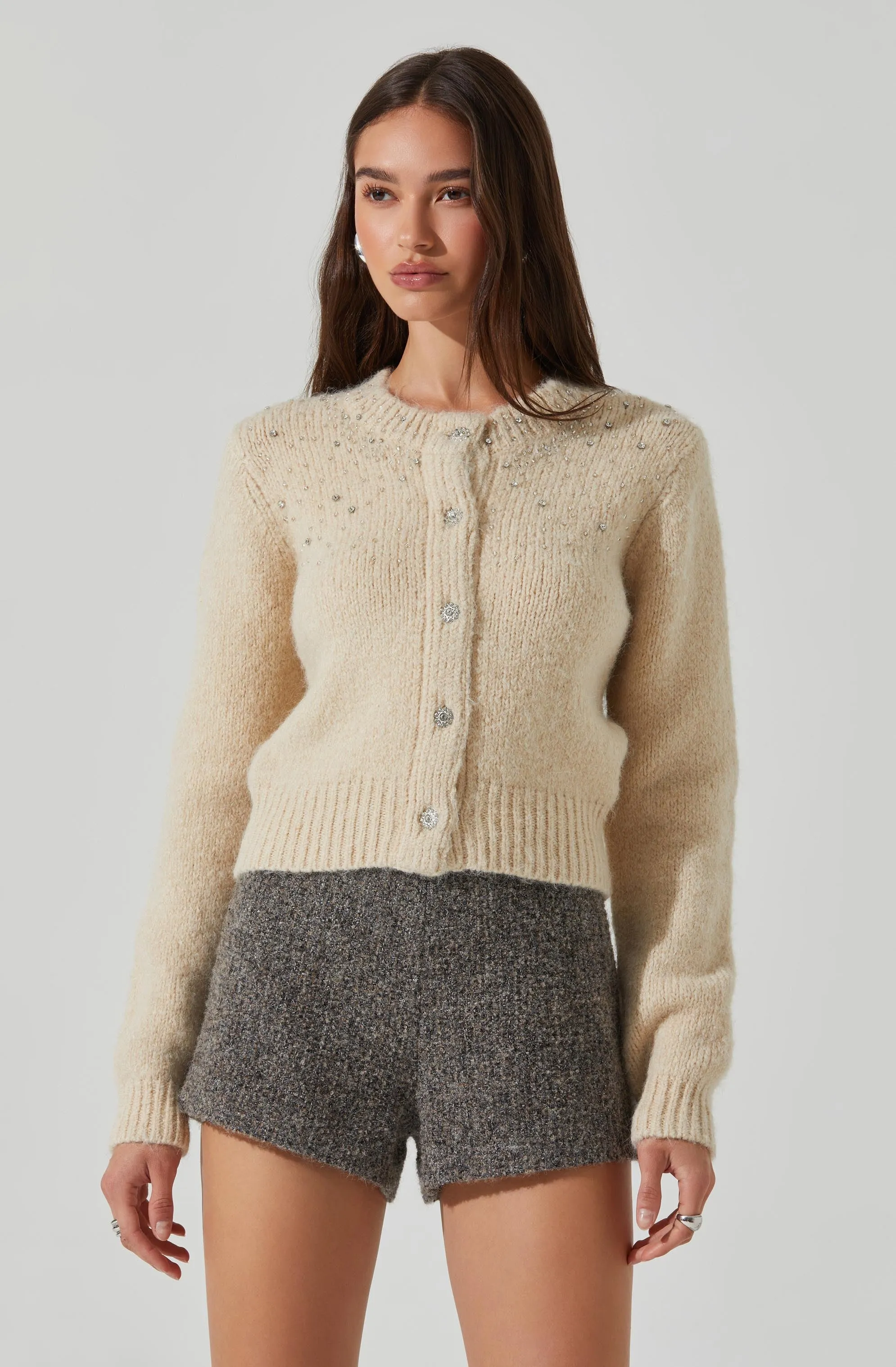 Sigourney Embellished Cardigan sold by Astr