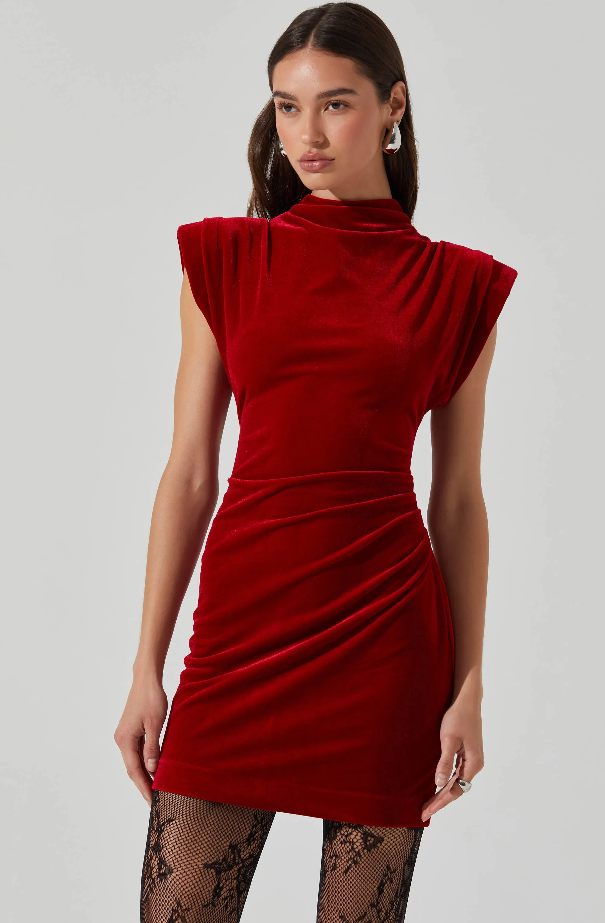 Ila Velvet Mini Dress sold by Astr product image thumbnail 3