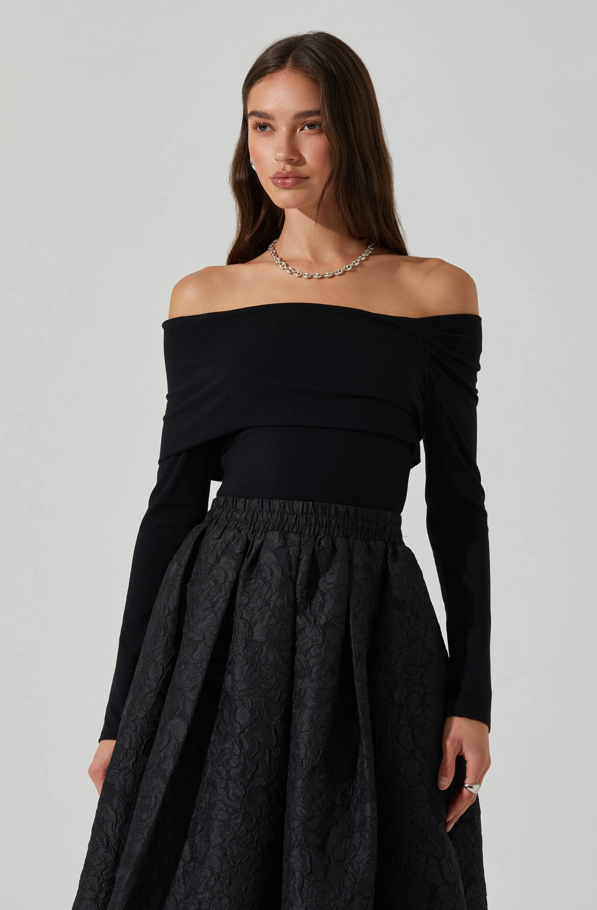 Jada Off Shoulder Top sold by Astr
