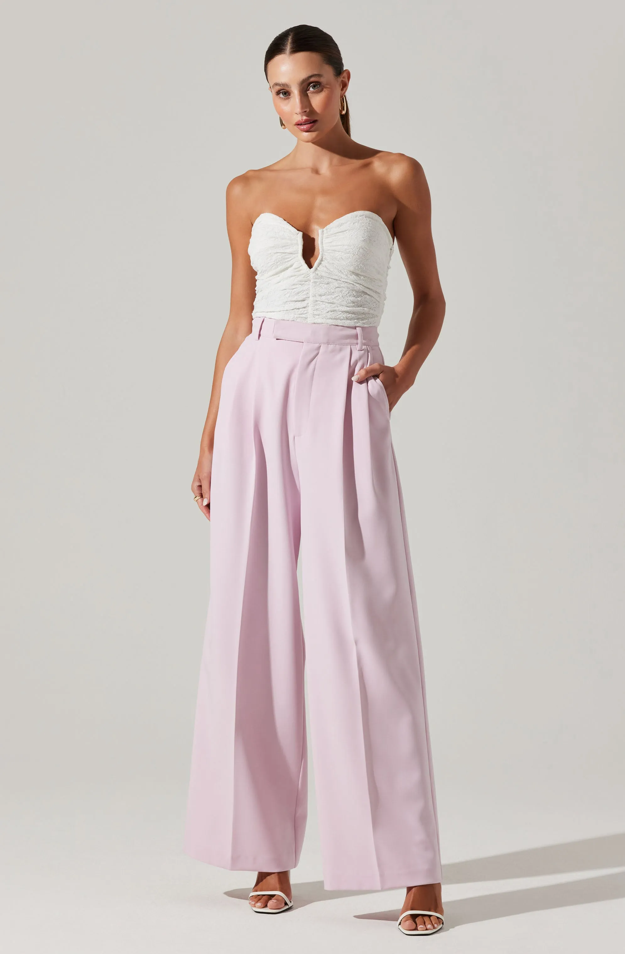 Milani Wide Leg Trouser Pants sold by Astr