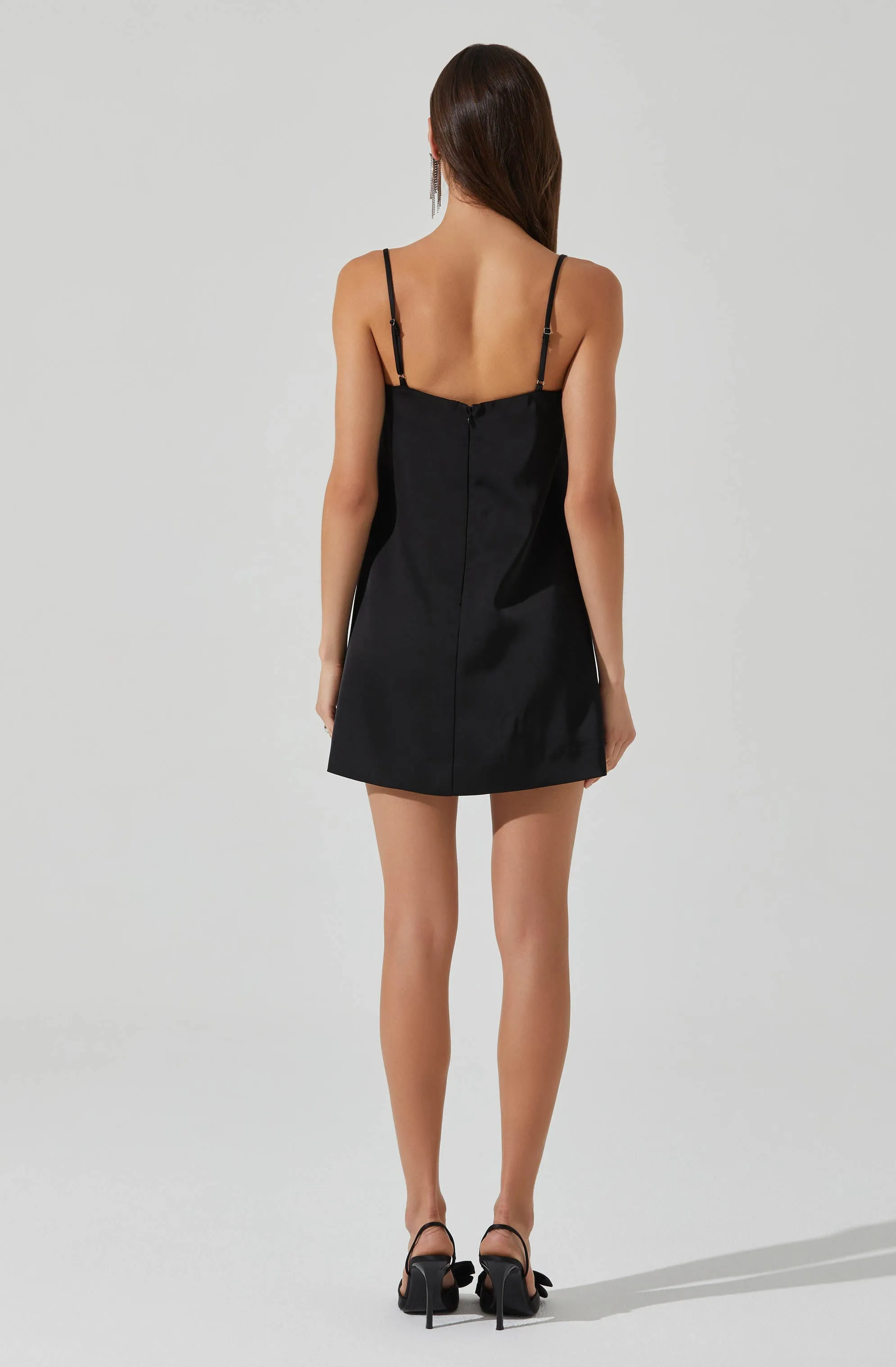 Cassiel Satin Embellished Mini Dress sold by Astr product image thumbnail 5