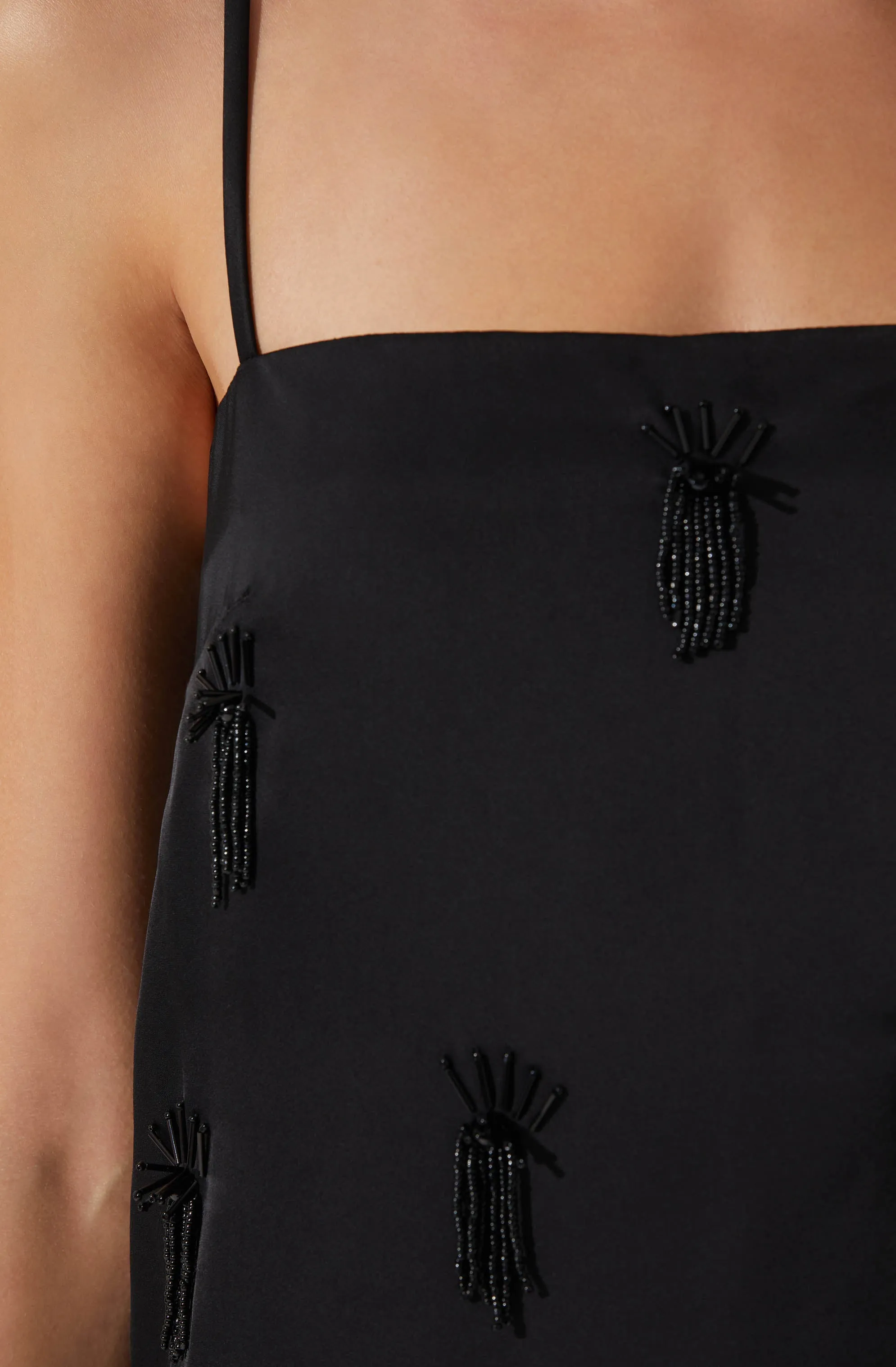 Cassiel Satin Embellished Mini Dress sold by Astr product image thumbnail 3