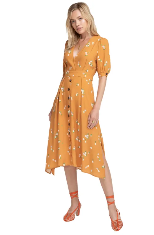 Oakley Floral Midi Dress sold by Astr