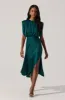 Blouson Satin Midi Dress sold by Astr