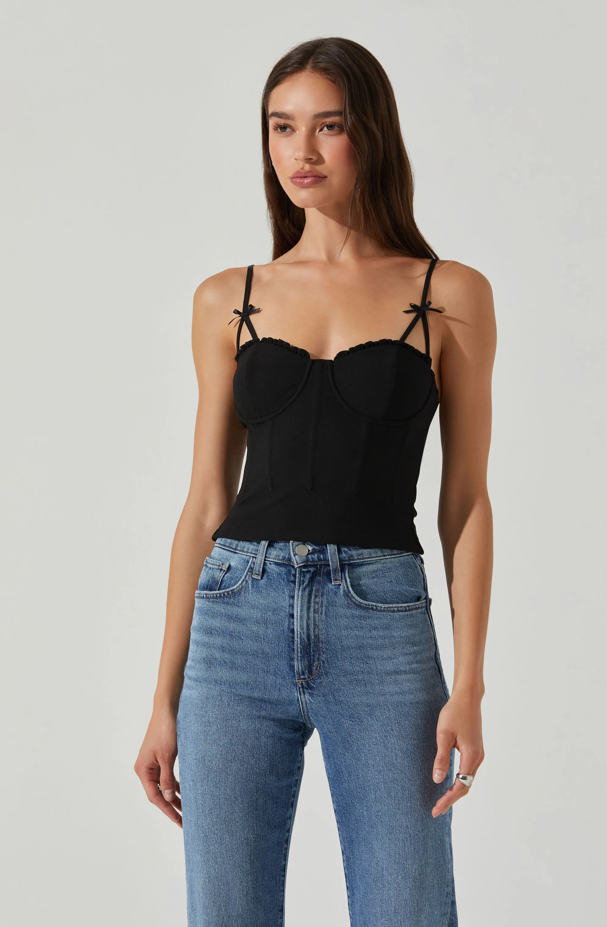 Adana Bow Detail Bustier Top sold by Astr product image thumbnail 3