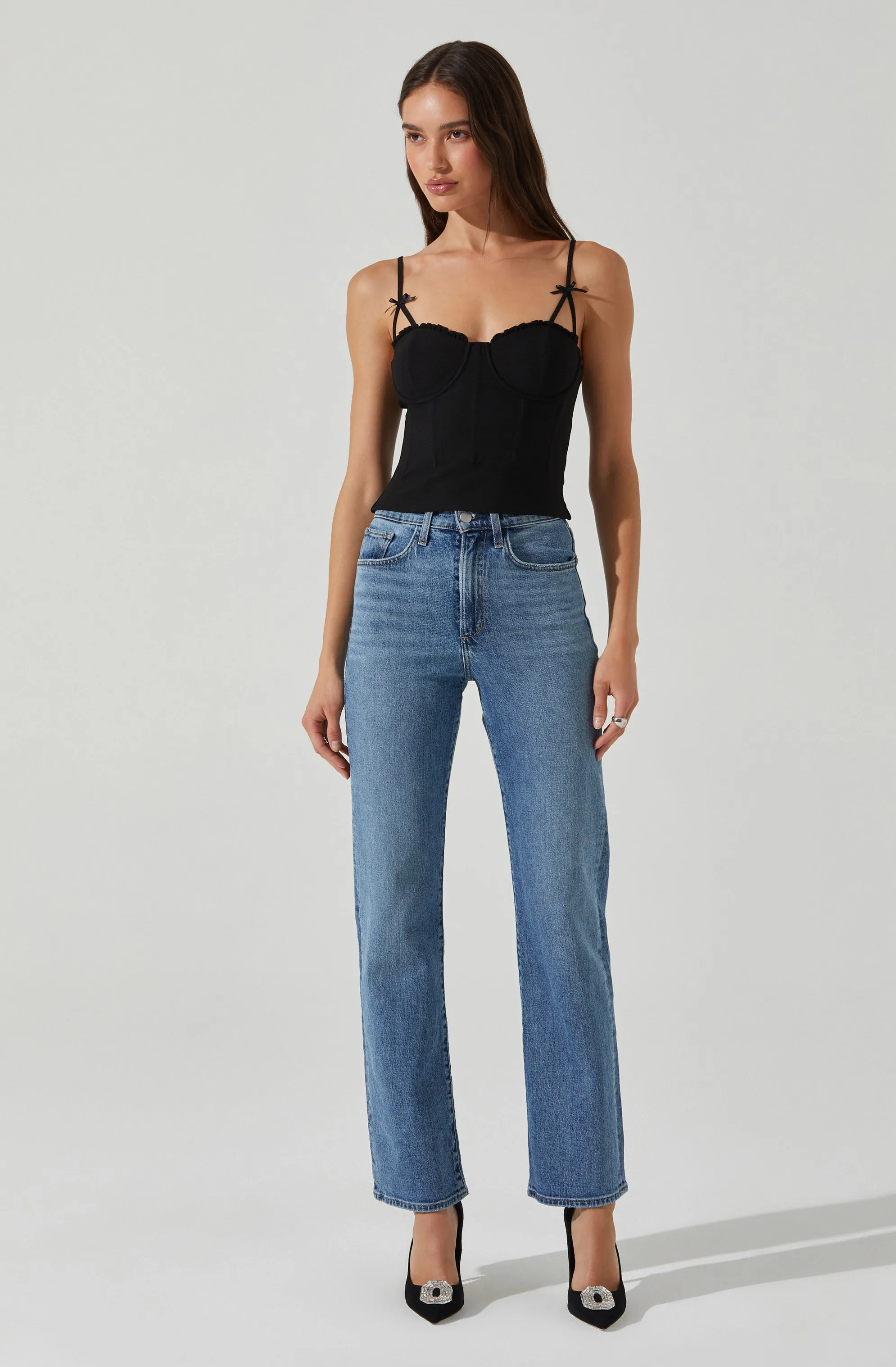 Adana Bow Detail Bustier Top sold by Astr product image thumbnail 5