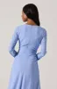 Long Sleeve Asymmetrical Hem Dress sold by Astr