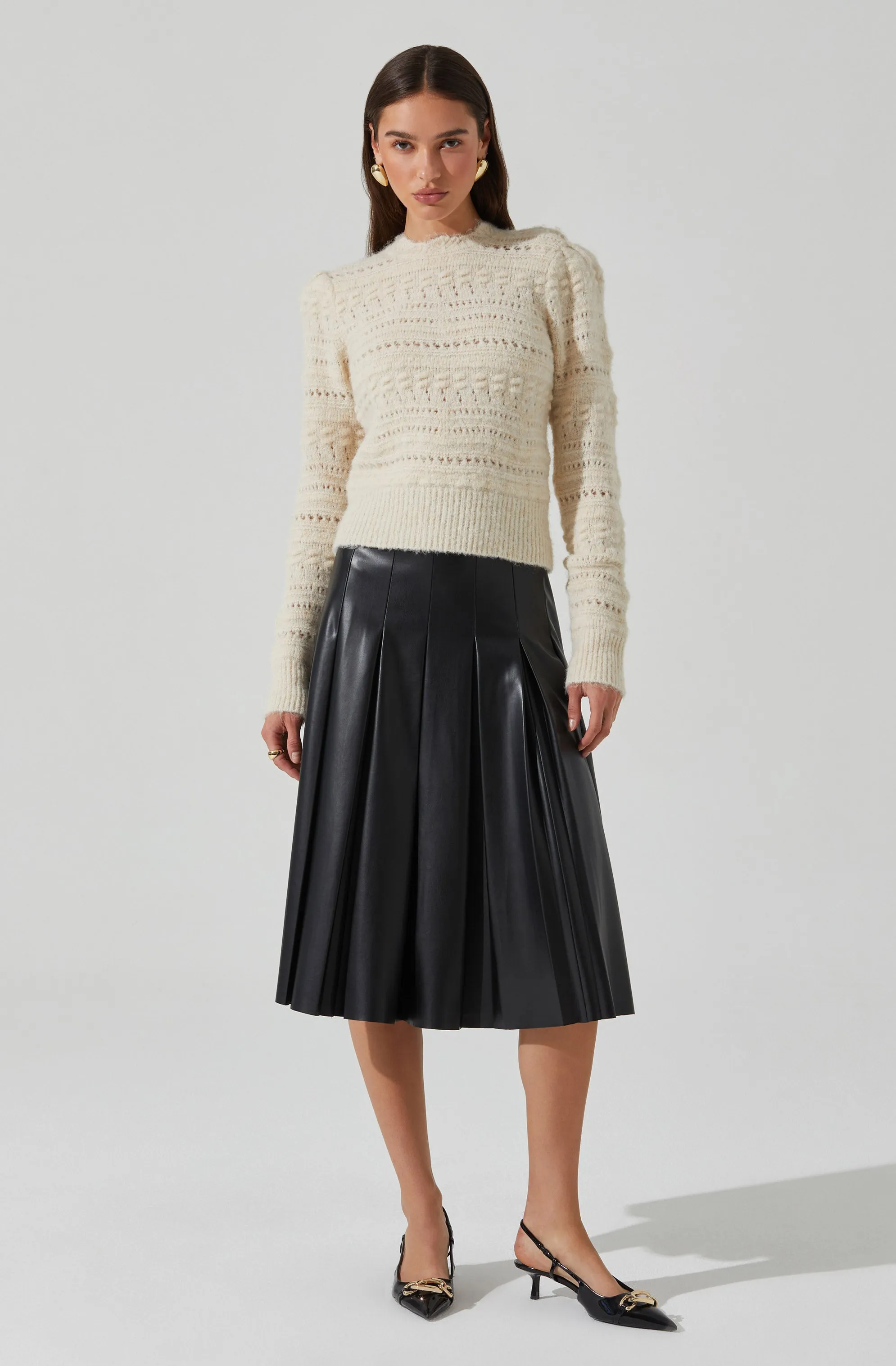 Pelloni Open Stitch Sweater sold by Astr product image thumbnail 2
