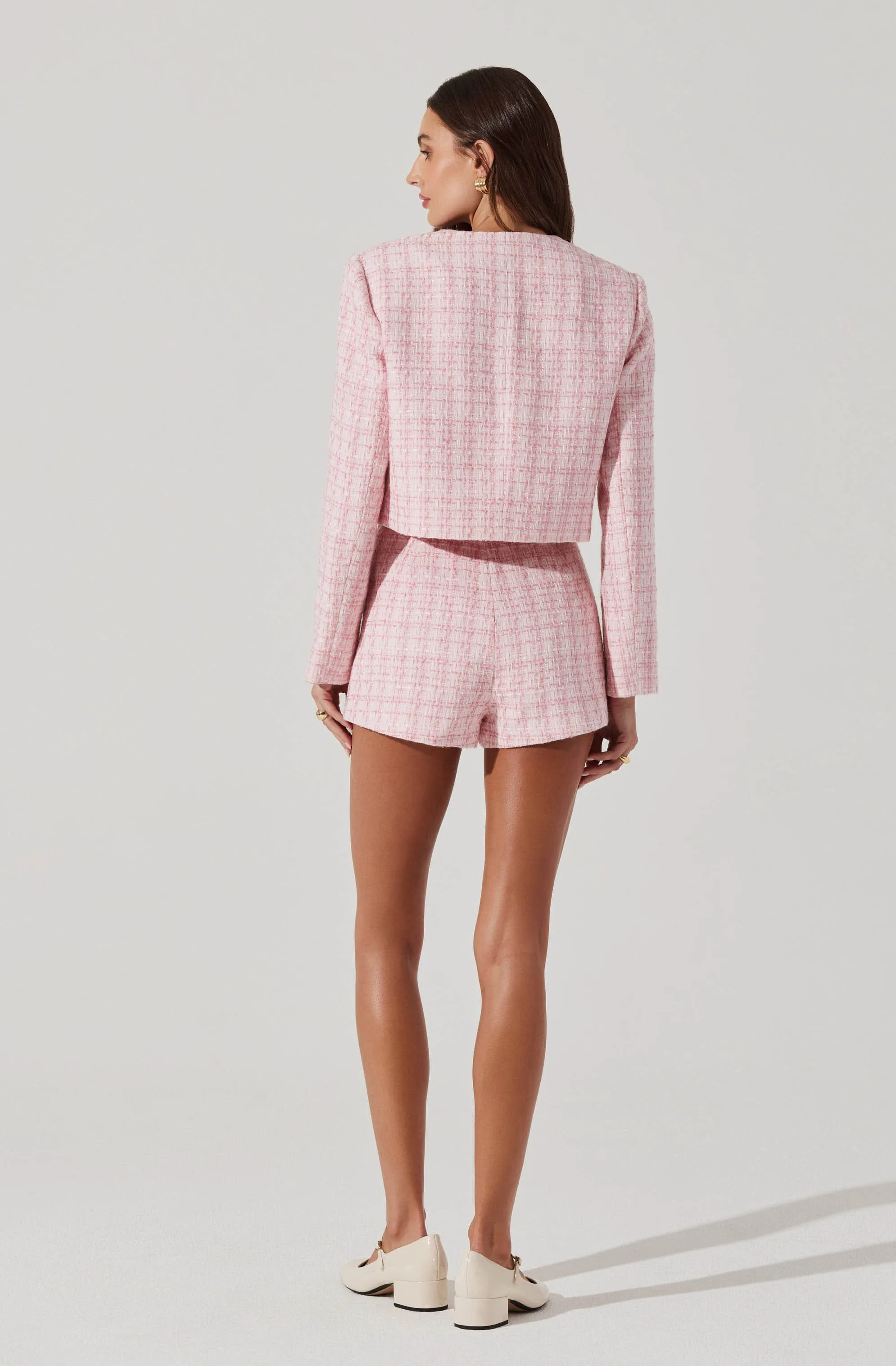 Tweed Mini Shorts sold by Astr product image thumbnail 5