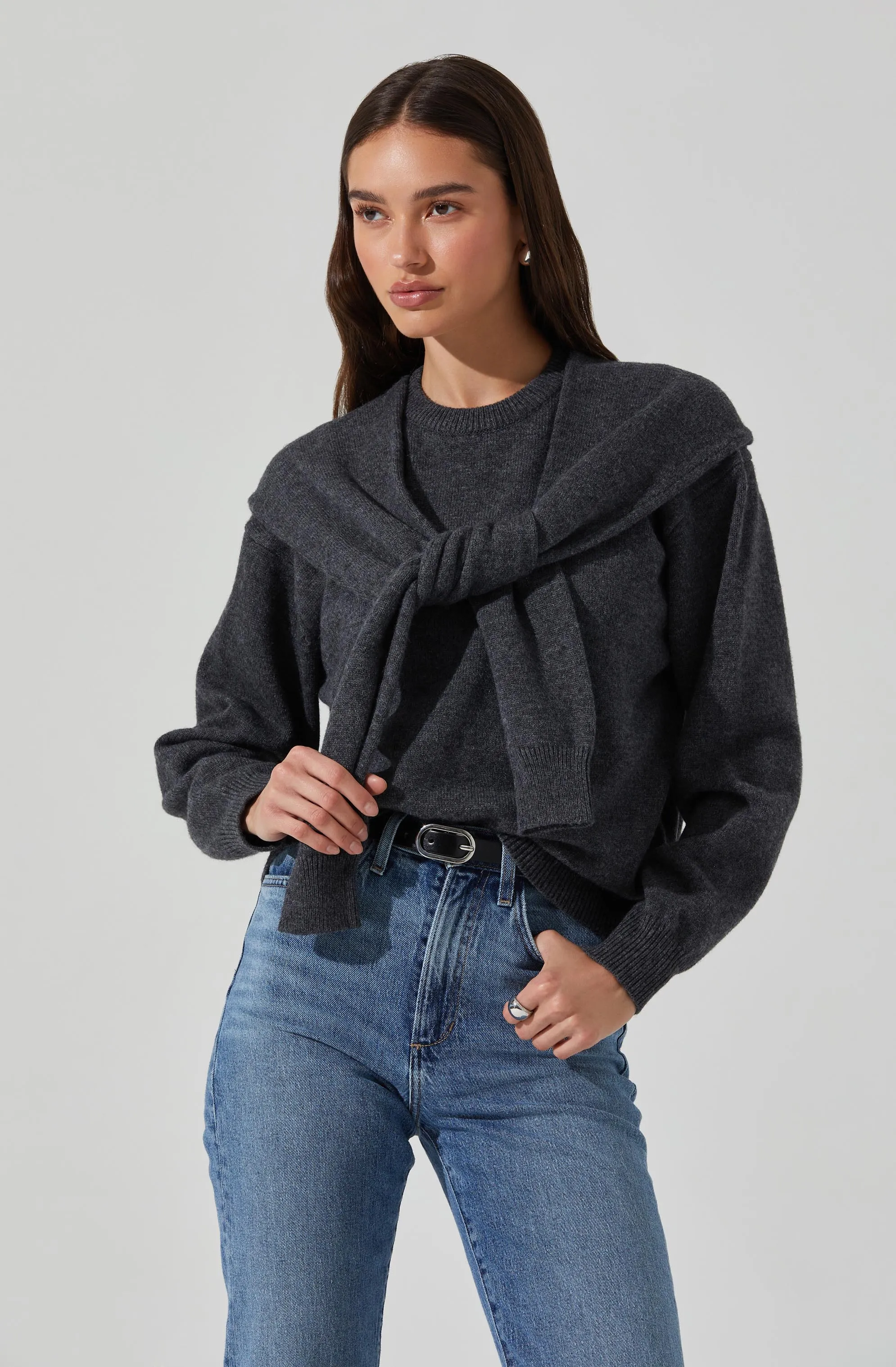 Delrin Double Layered Sweater sold by Astr product image thumbnail 3