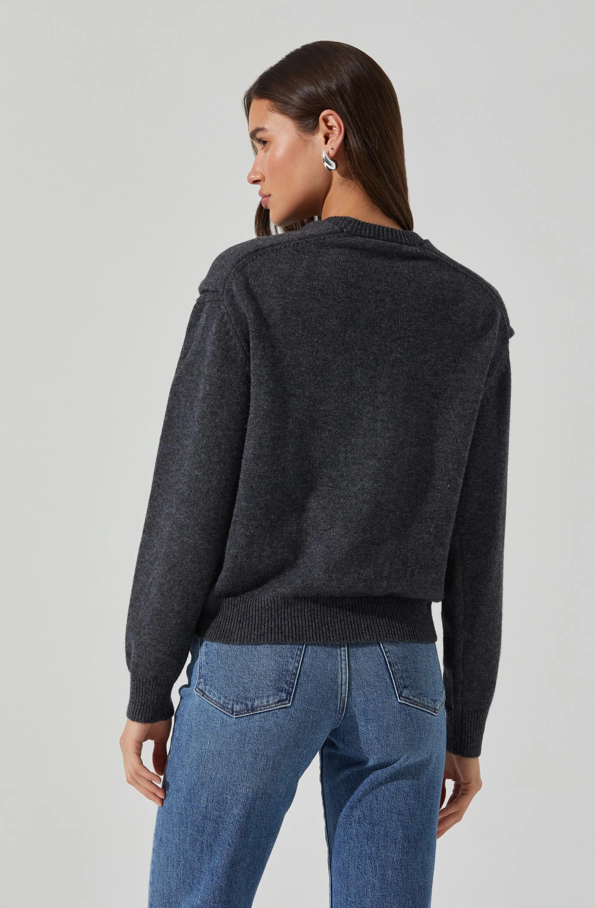 Delrin Double Layered Sweater sold by Astr product image thumbnail 4
