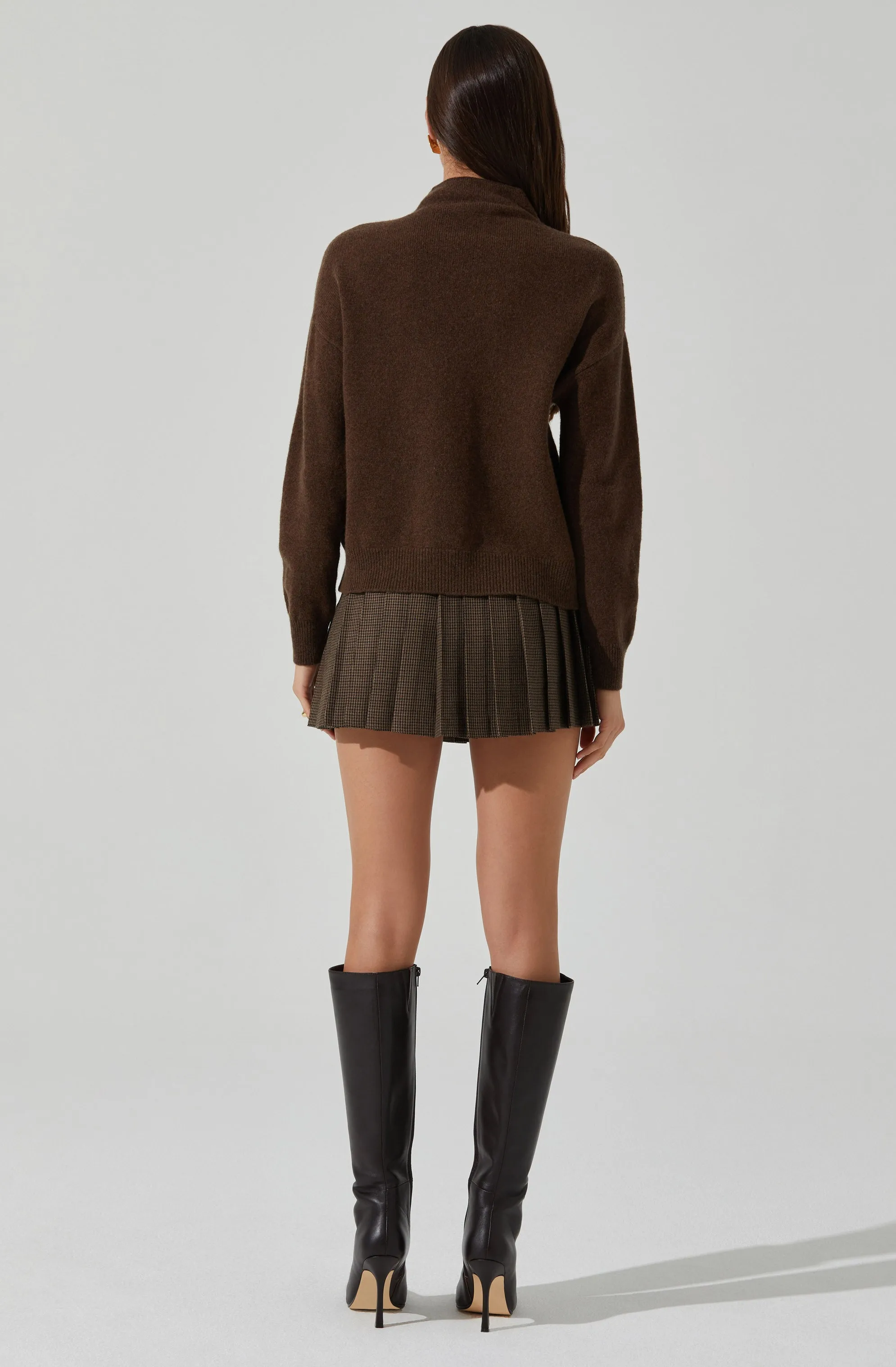 Adley Mock Neck Wool Sweater sold by Astr product image thumbnail 5