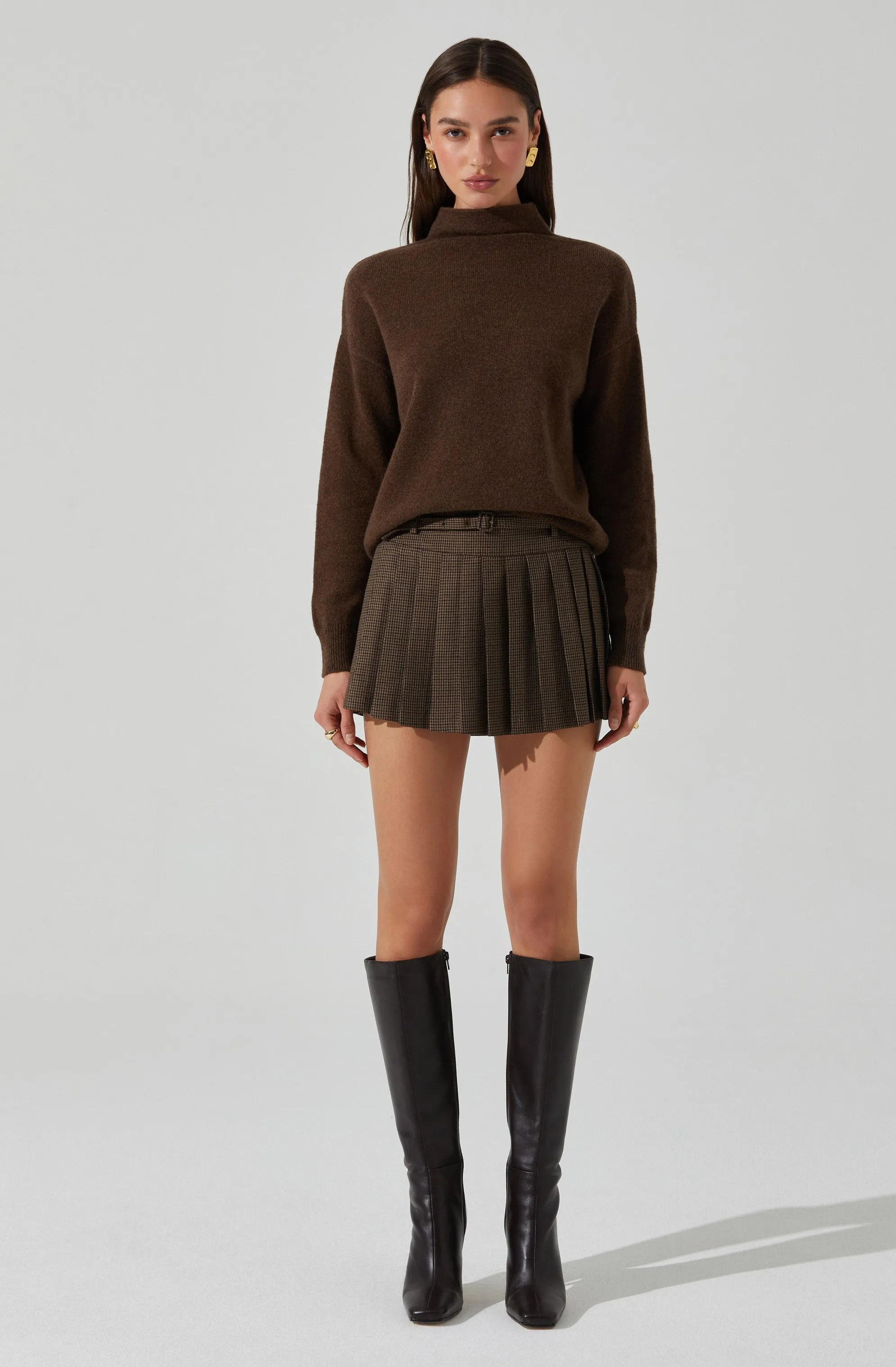 Adley Mock Neck Wool Sweater sold by Astr product image thumbnail 2