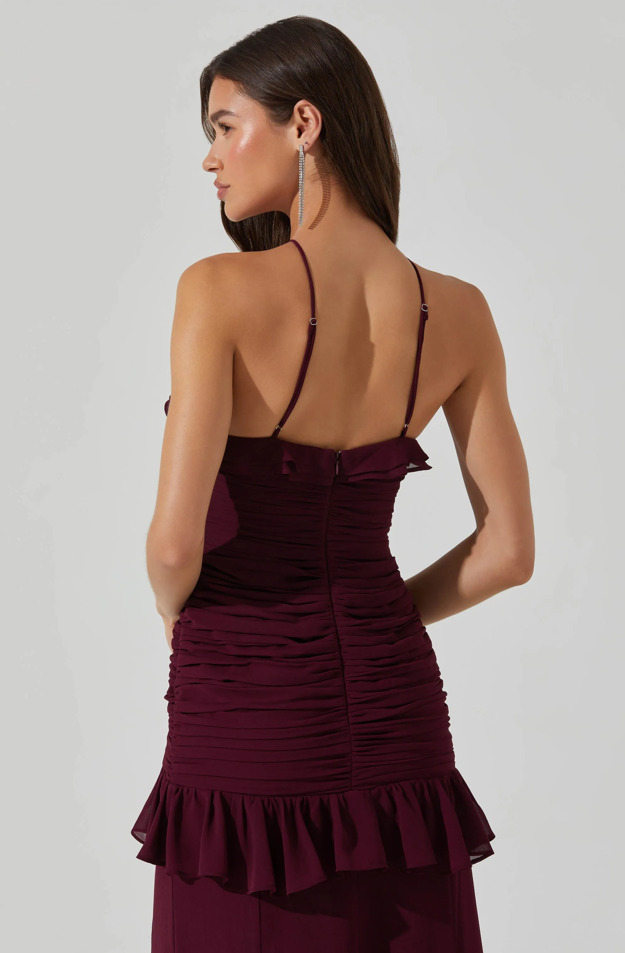 Sandora Ruffle Detail Maxi Dress sold by Astr product image thumbnail 3