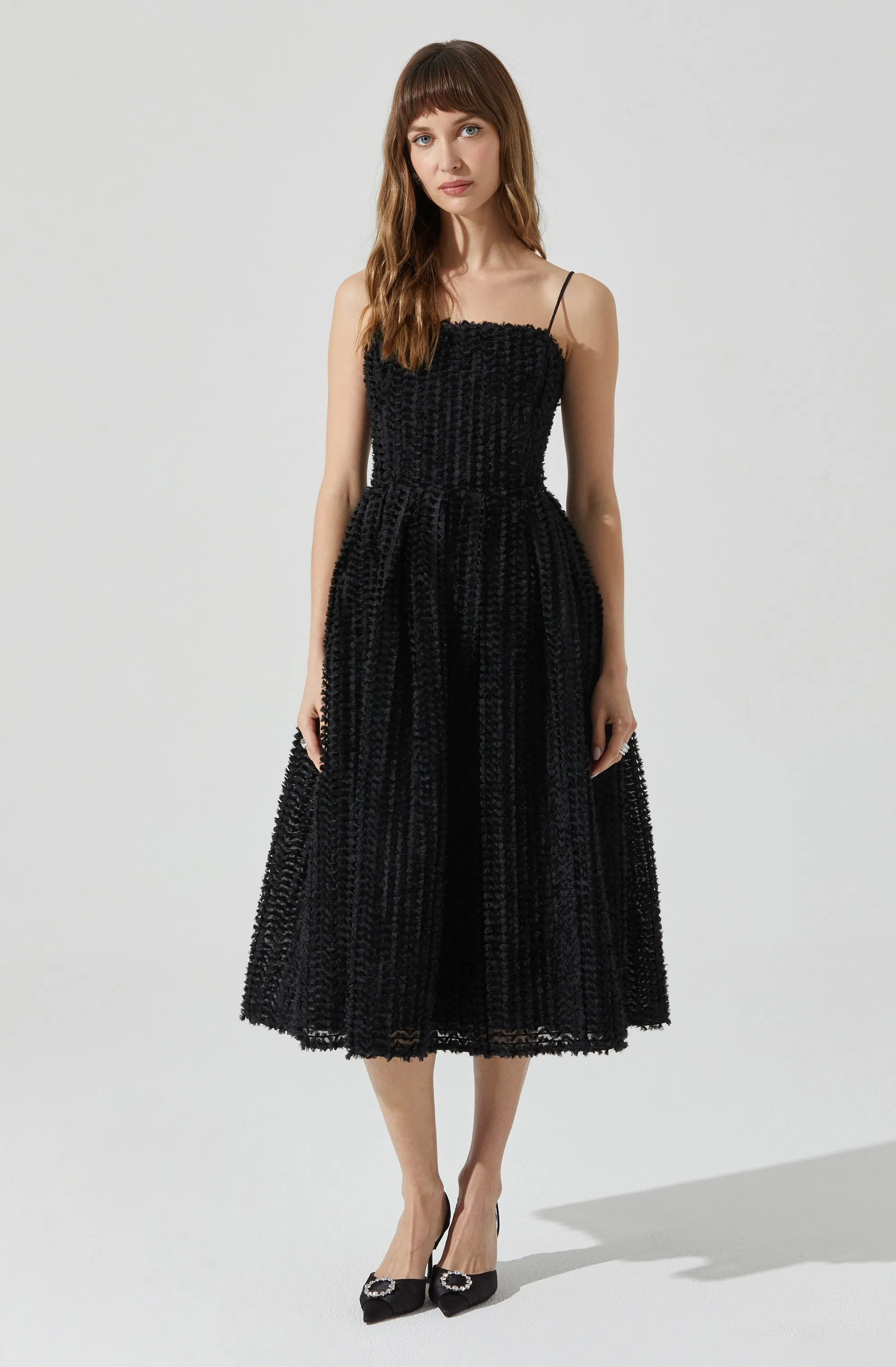 Avani Textured Midi Dress sold by Astr