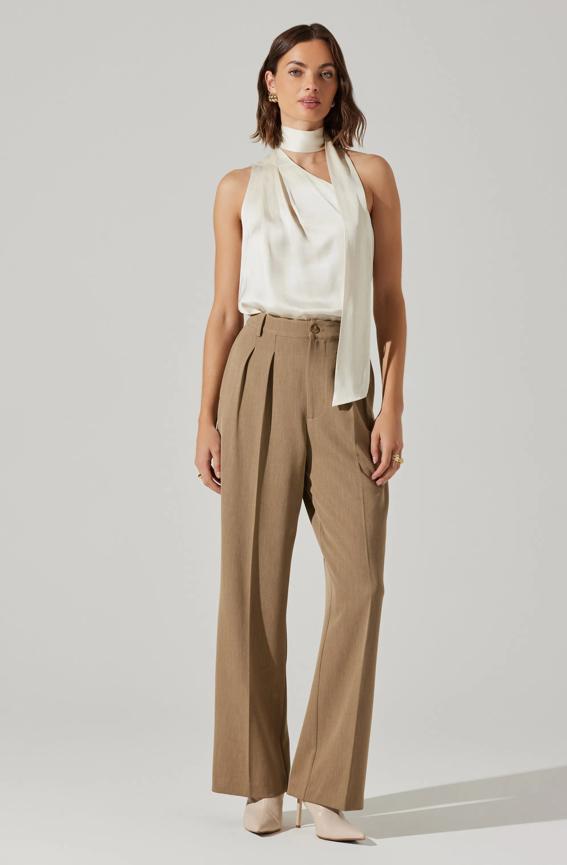 Partia Scarf Detail Asymmetric Top sold by Astr product image thumbnail 2