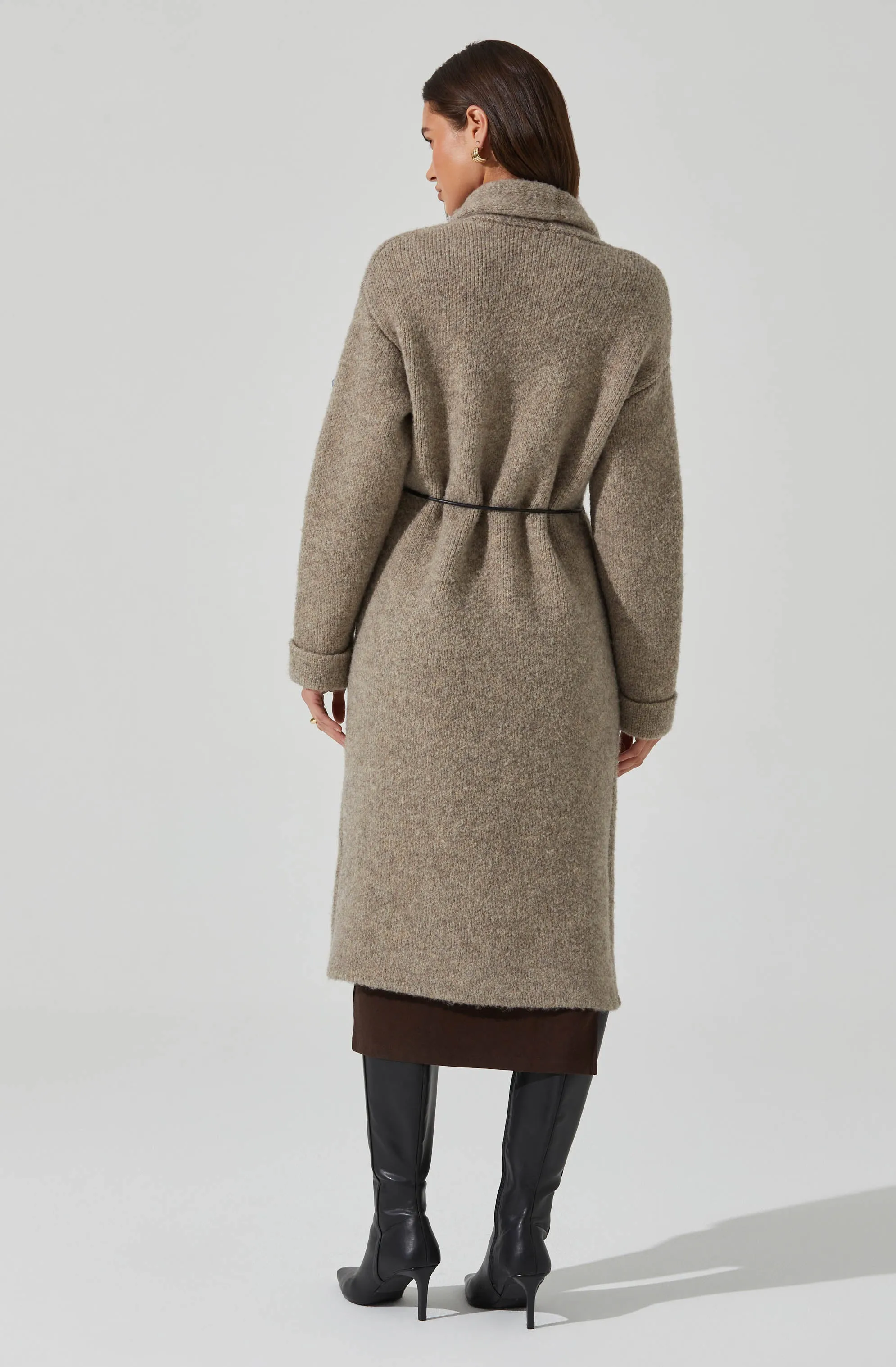 Noor Belted Maxi Cardigan sold by Astr product image thumbnail 5