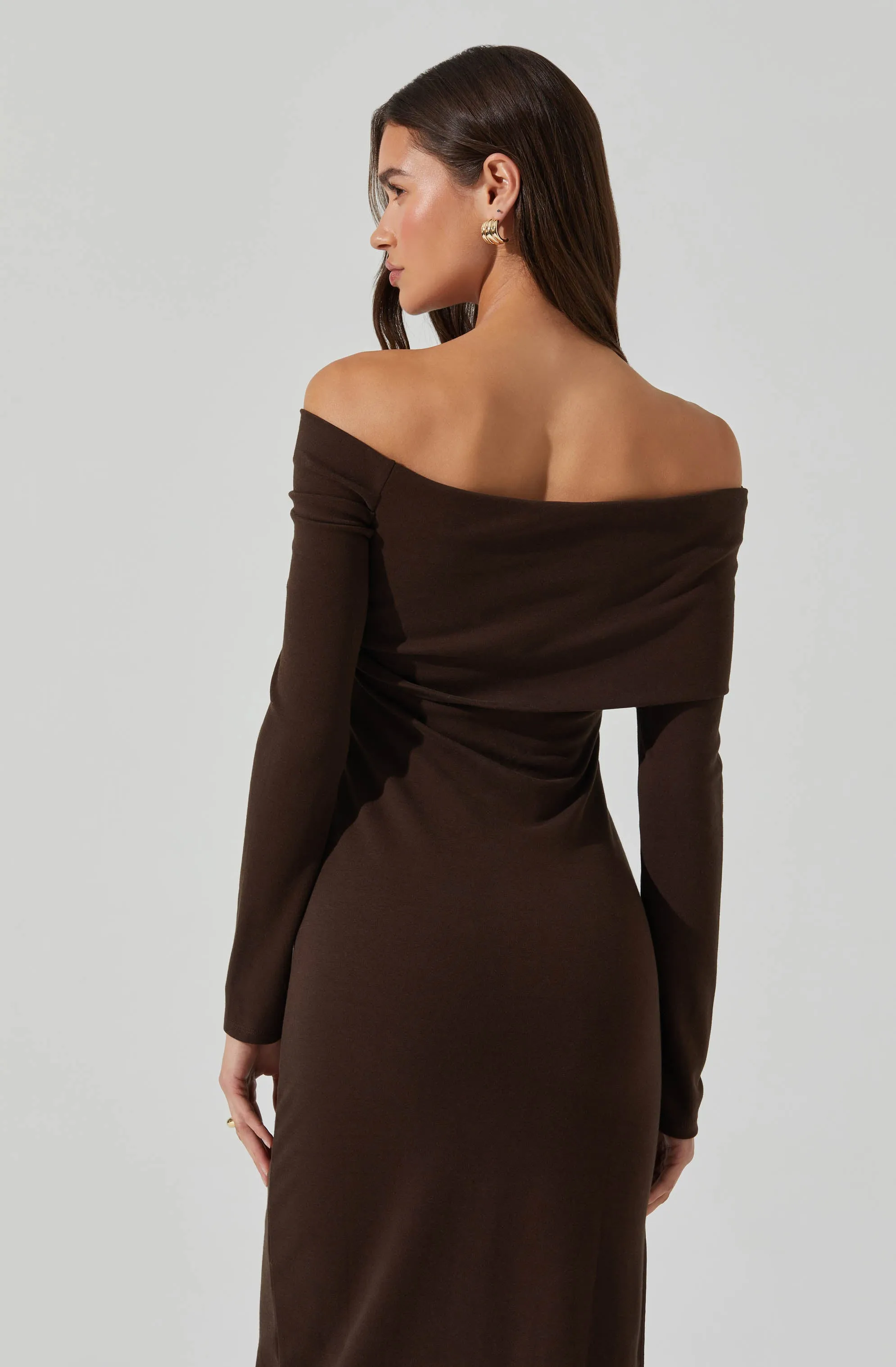 Jada Off Shoulder Midi Dress sold by Astr product image thumbnail 3