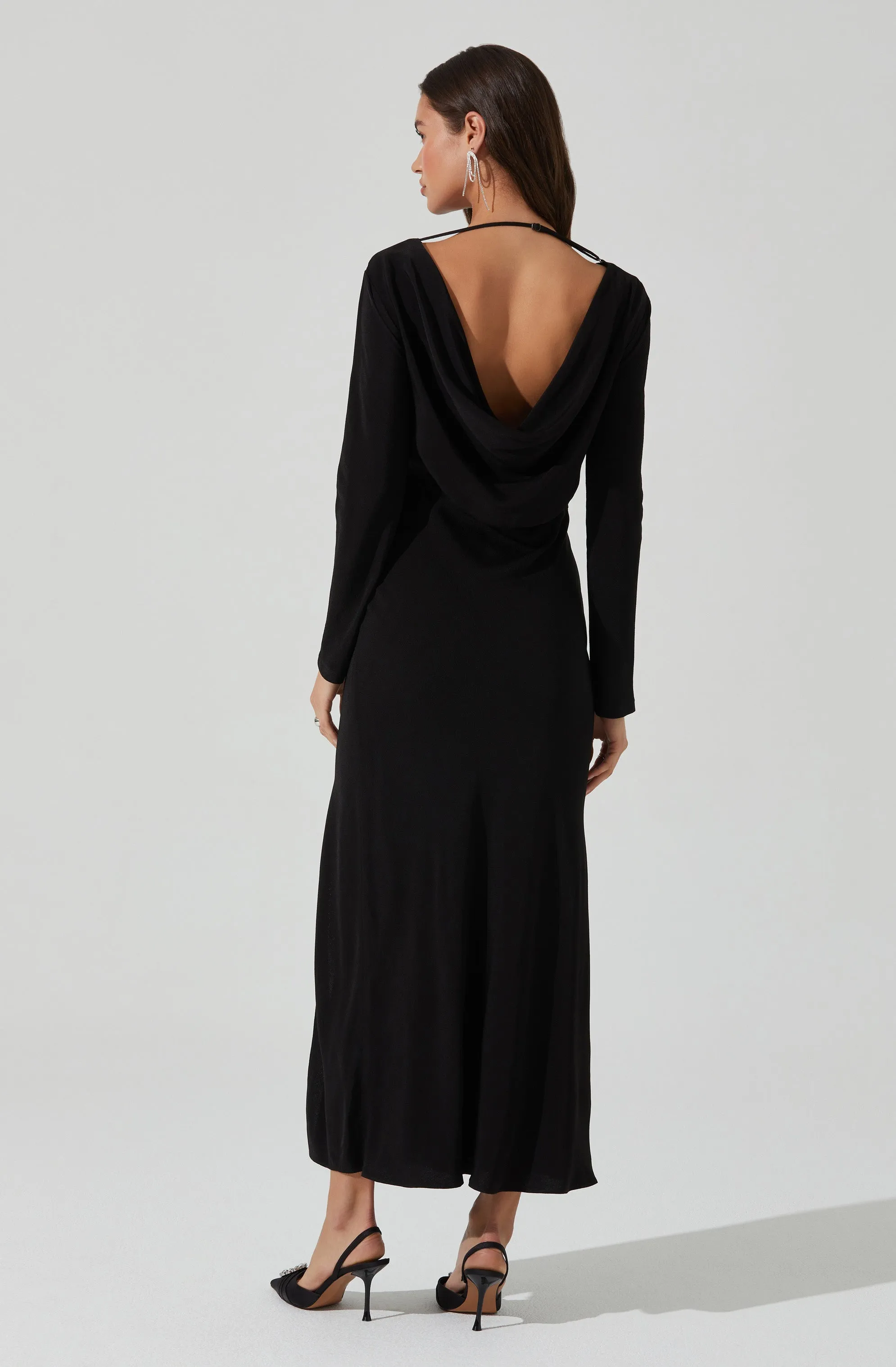 Decima Cowl Neck Maxi Dress sold by Astr product image thumbnail 5