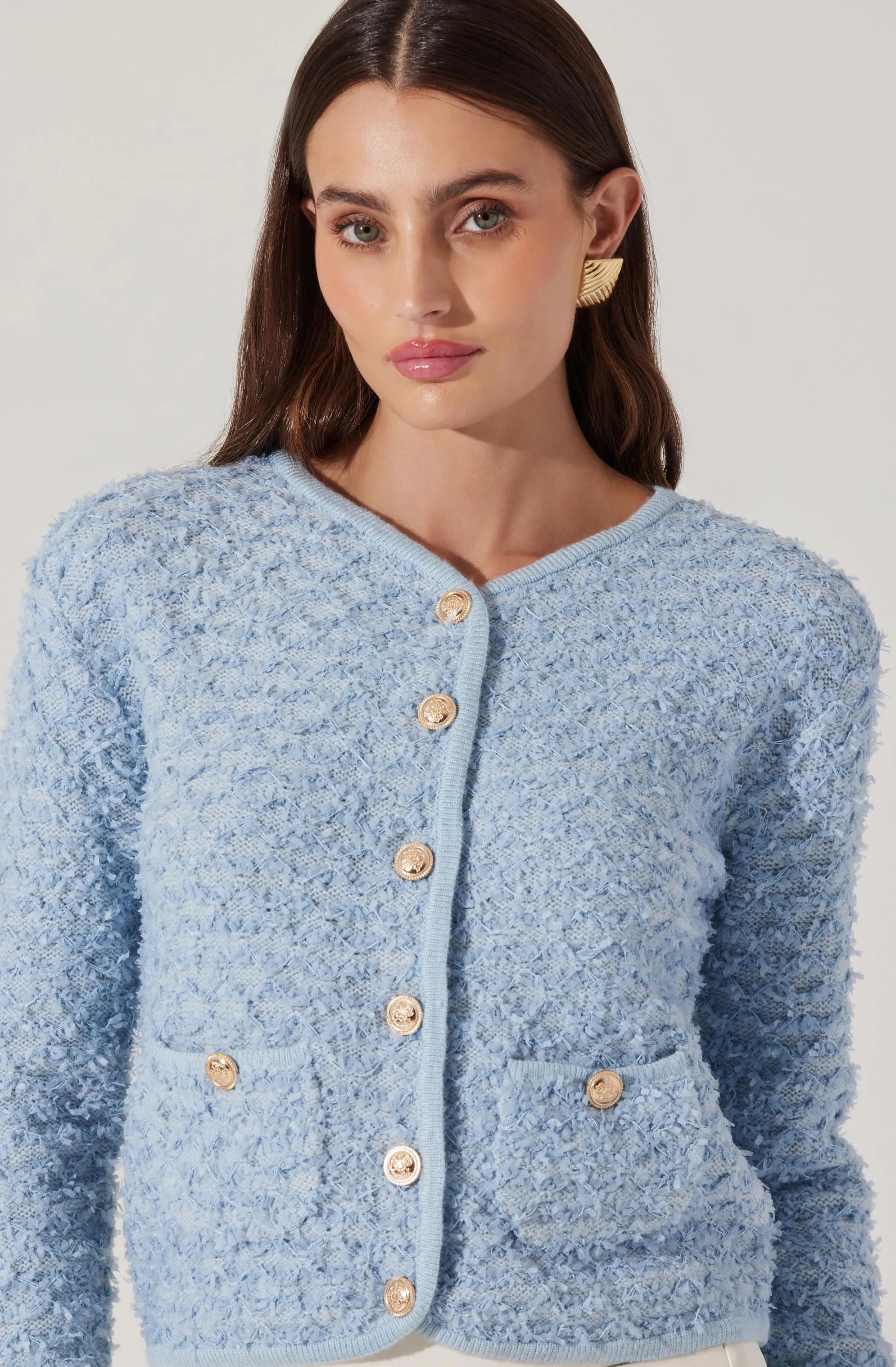 Textured Patch Pocket Cardigan sold by Astr product image thumbnail 2