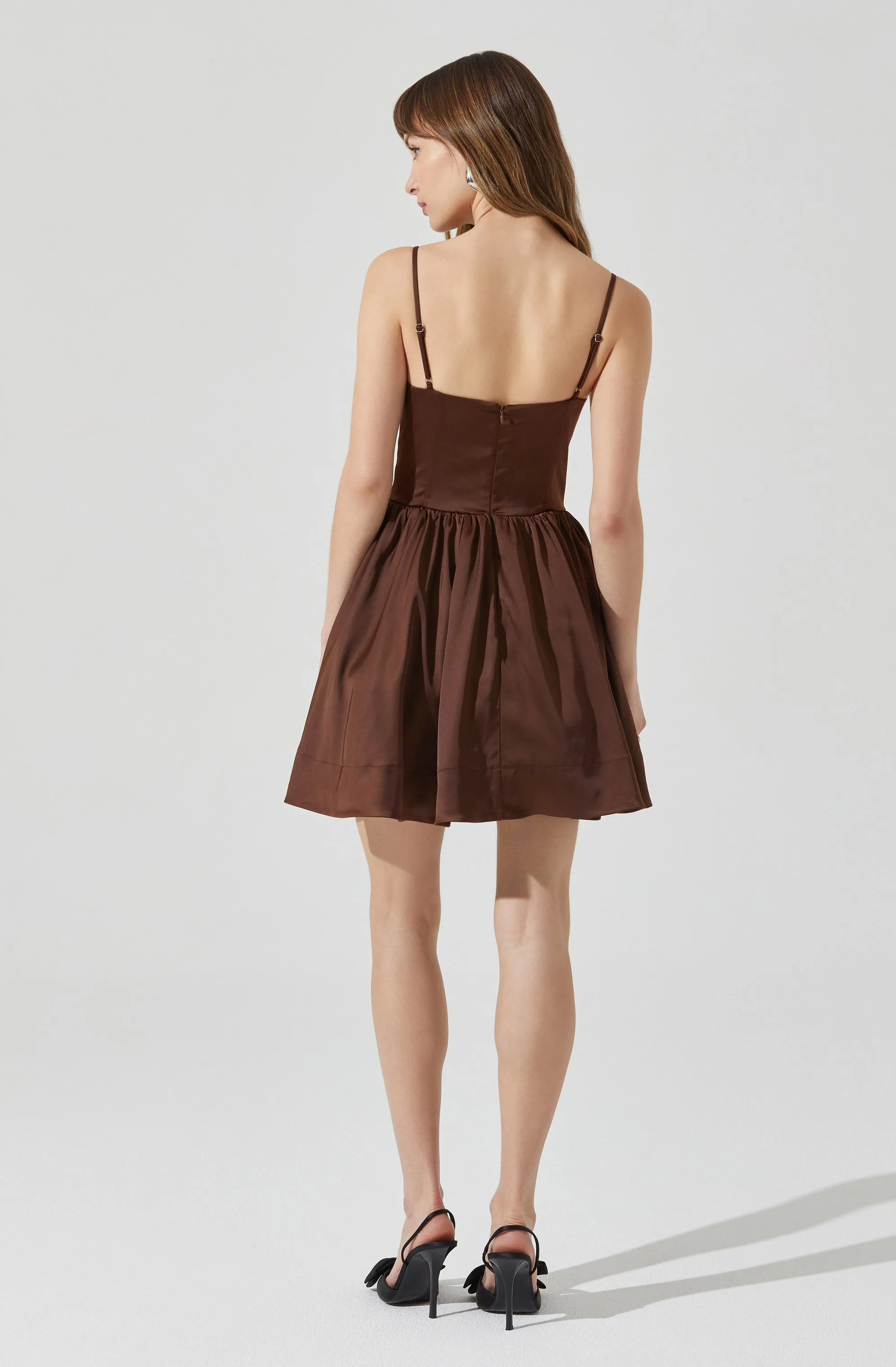Linelly Bustier Mini Skater Dress sold by Astr product image thumbnail 4