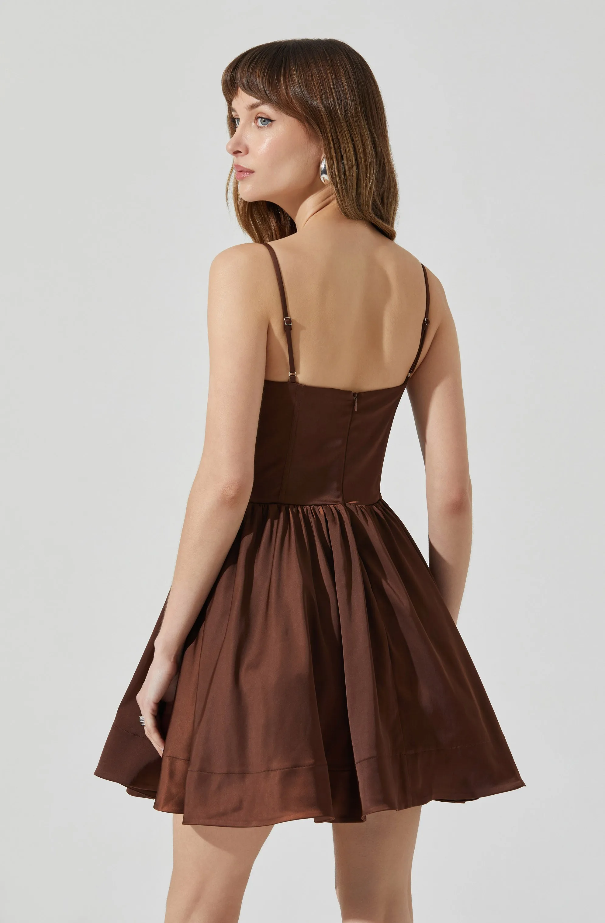 Linelly Bustier Mini Skater Dress sold by Astr product image thumbnail 5