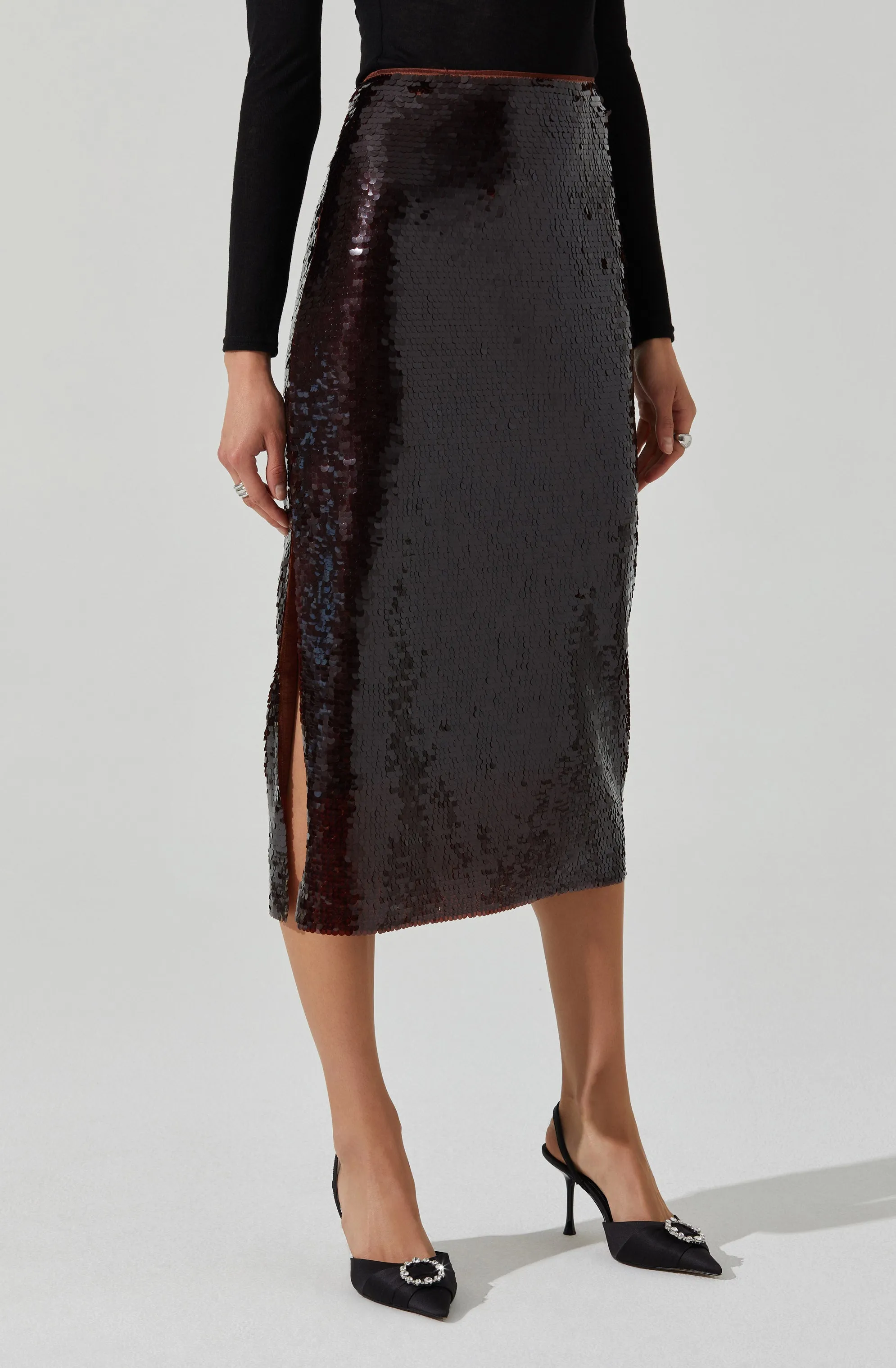 Dova Sequin Midi Skirt sold by Astr product image thumbnail 2
