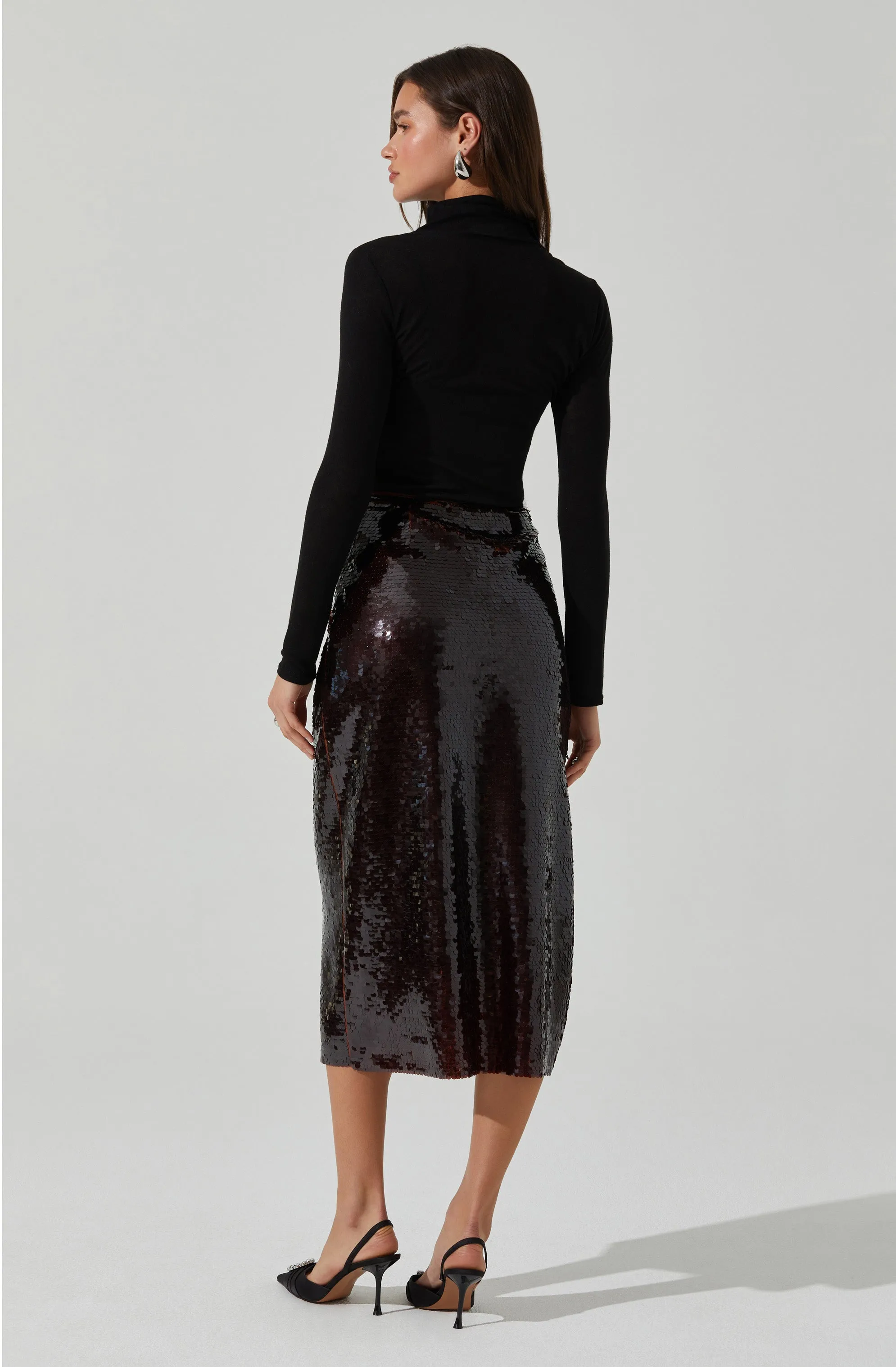 Dova Sequin Midi Skirt sold by Astr product image thumbnail 5