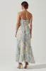 Loralee Pleated Floral Midi Dress sold by Astr