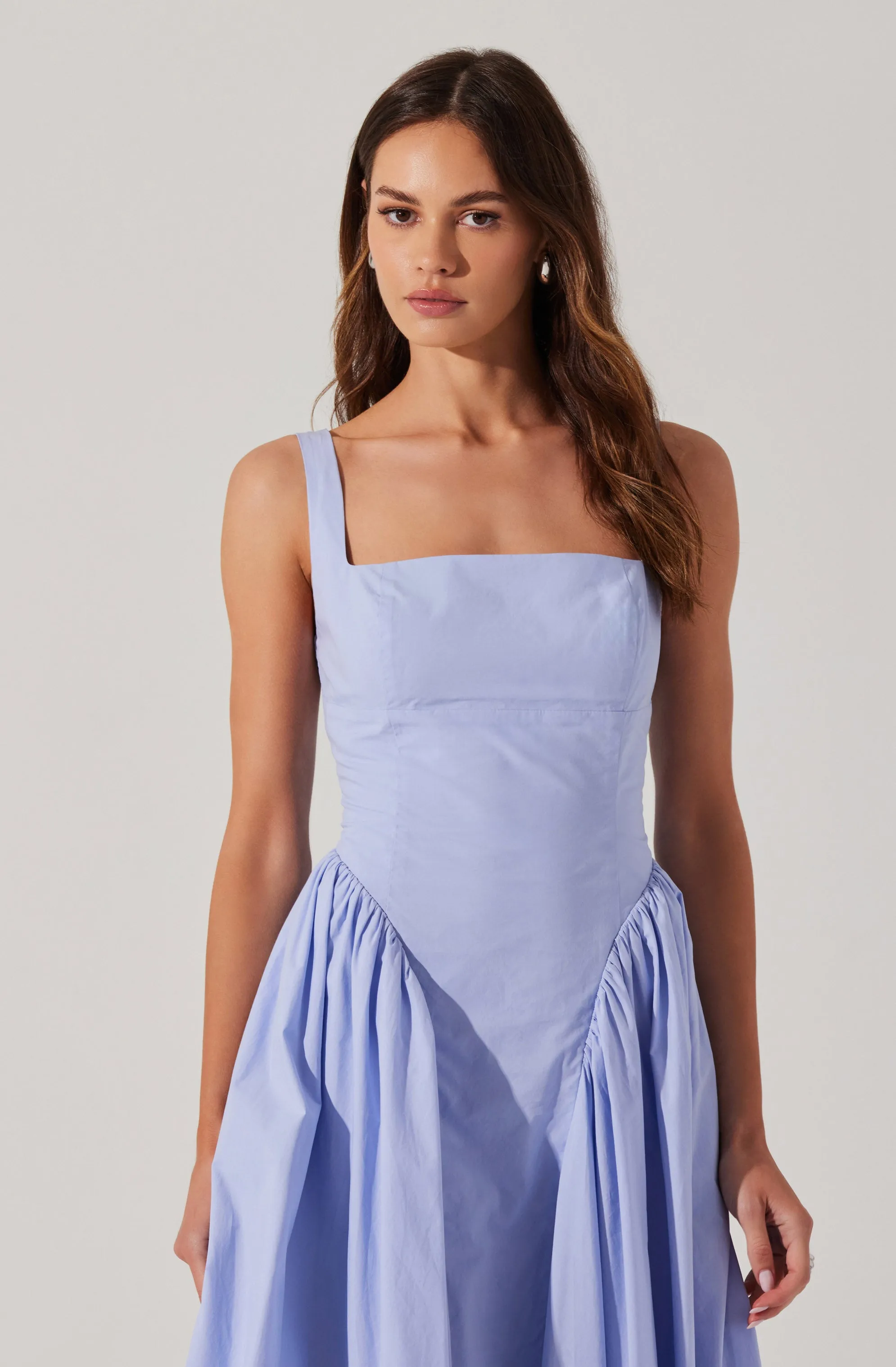 Vinya Poplin Drop Waist Dress sold by Astr product image thumbnail 5