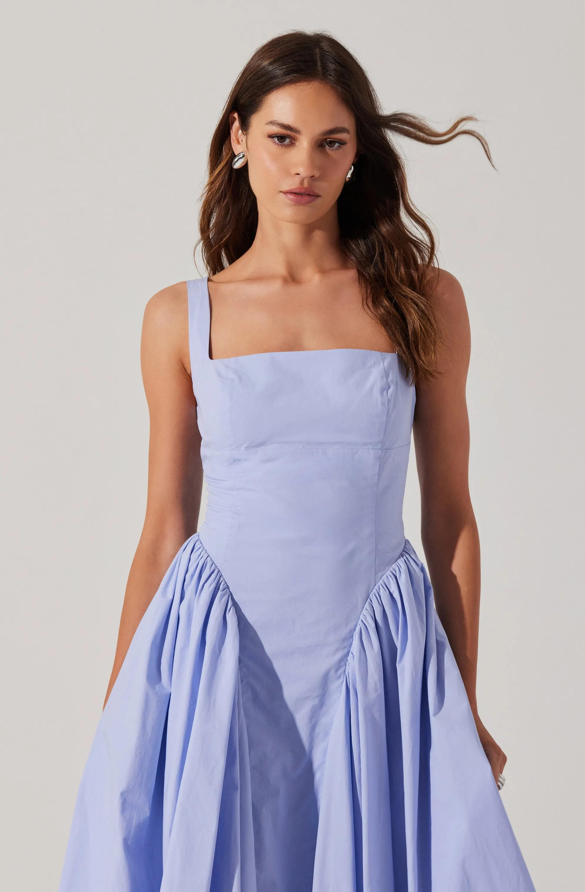 Vinya Poplin Drop Waist Dress sold by Astr product image thumbnail 2