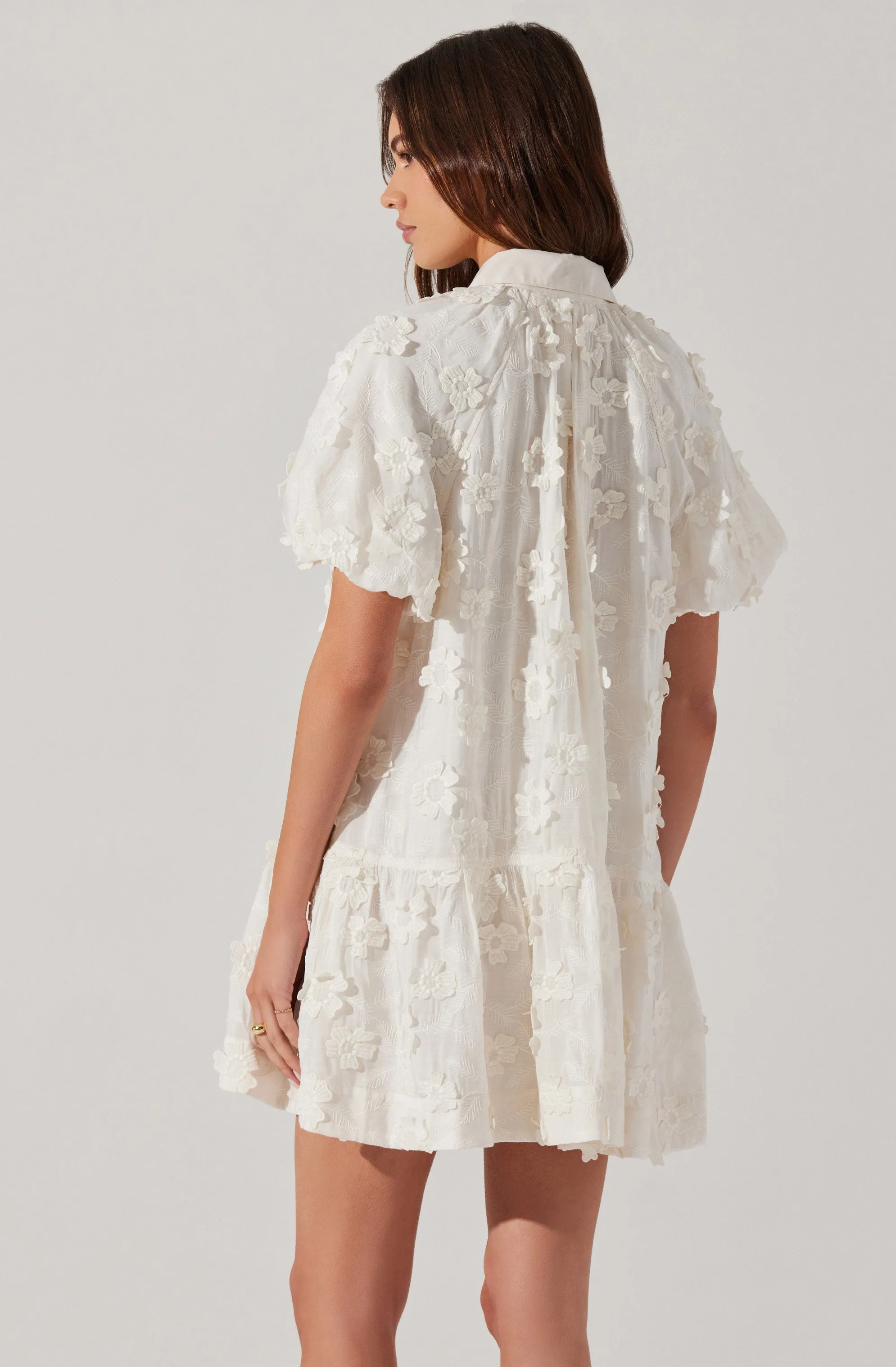 Aihara Floral Appliqué Dress sold by Astr product image thumbnail 4