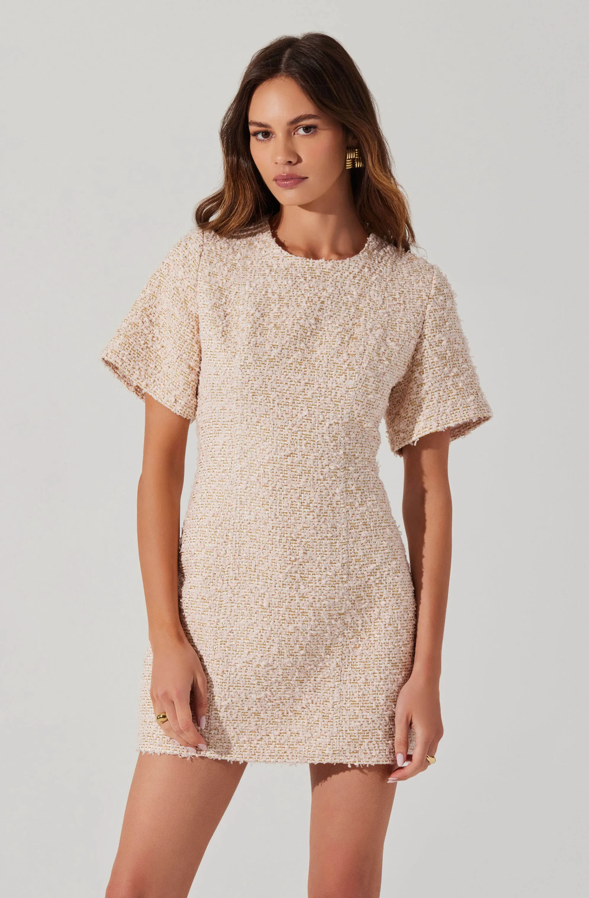 Portilla Tweed Mini Dress sold by Astr product image thumbnail 2
