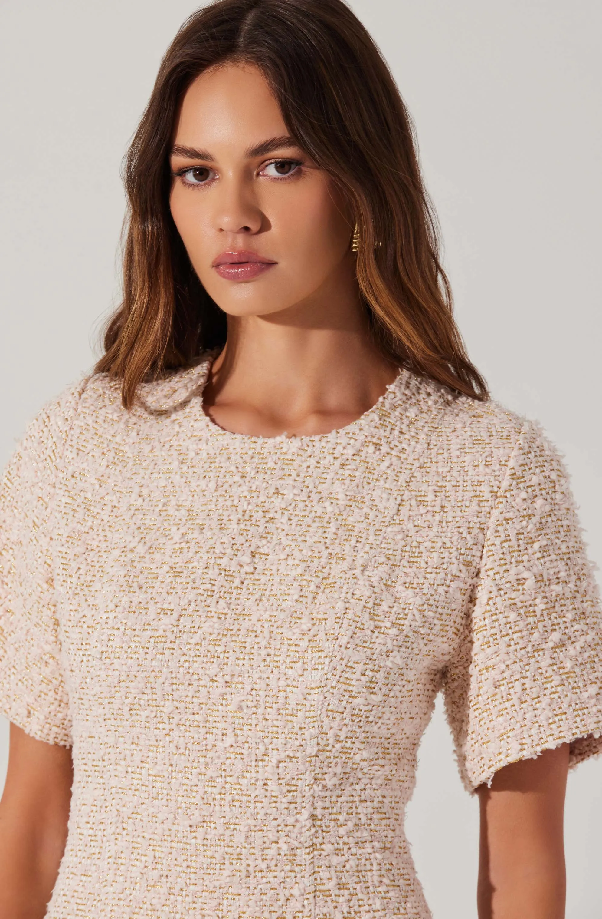 Portilla Tweed Mini Dress sold by Astr product image thumbnail 3