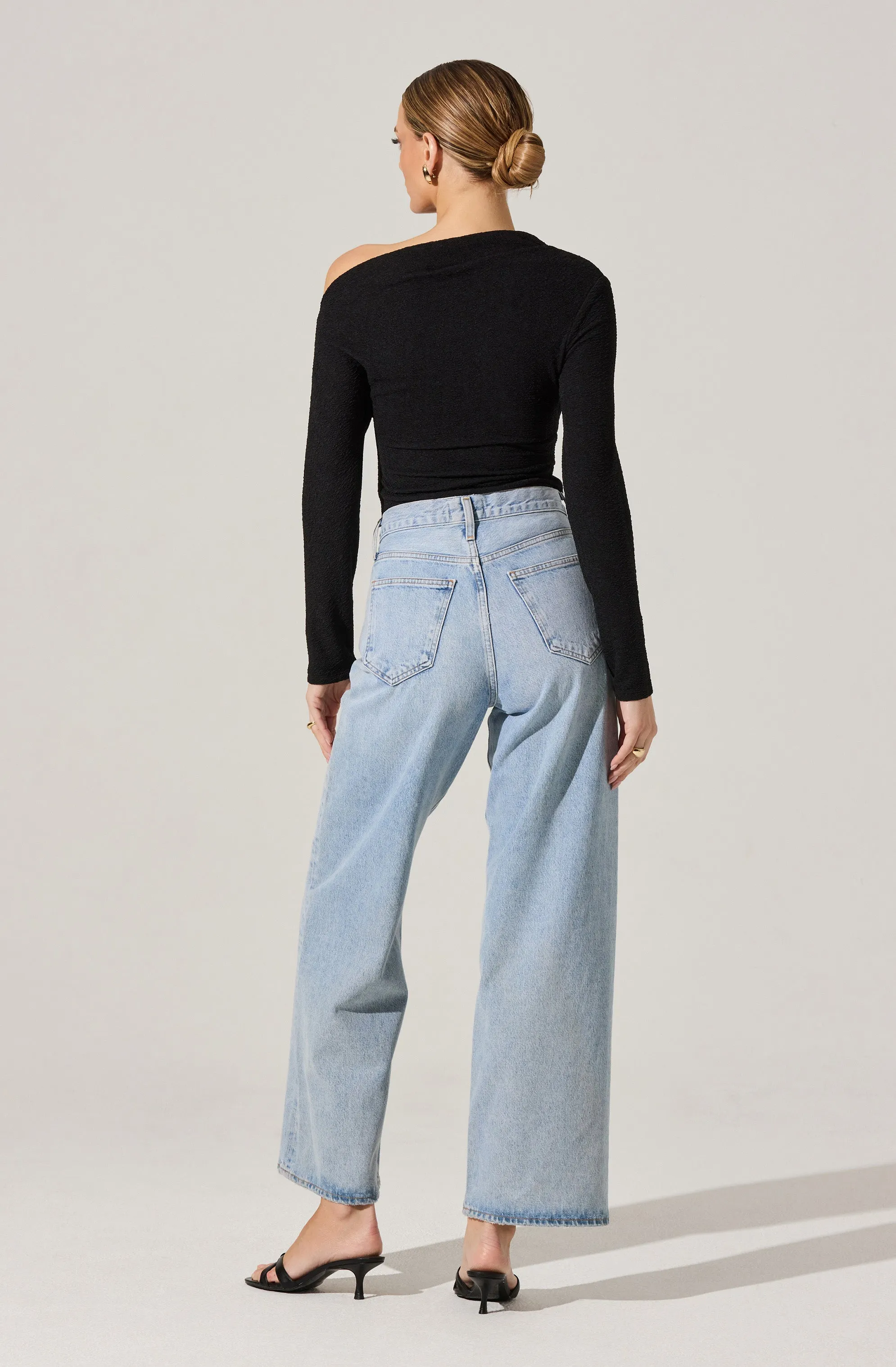 Textured Off Shoulder Top sold by Astr product image thumbnail 5