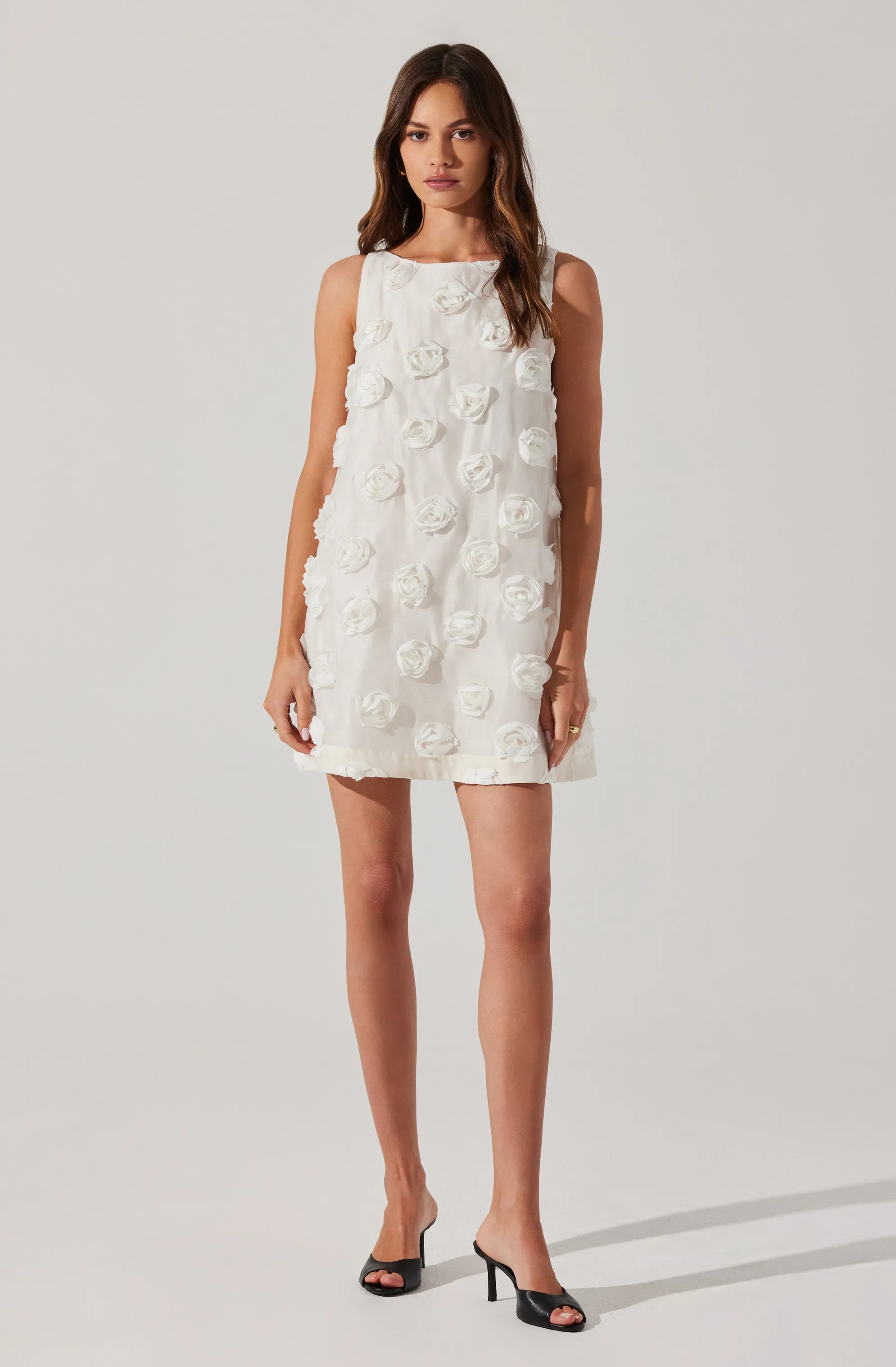 Floria 3D Floral Appliqué Dress sold by Astr product image thumbnail 5