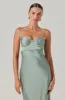 Florianne Satin Maxi Dress sold by Astr