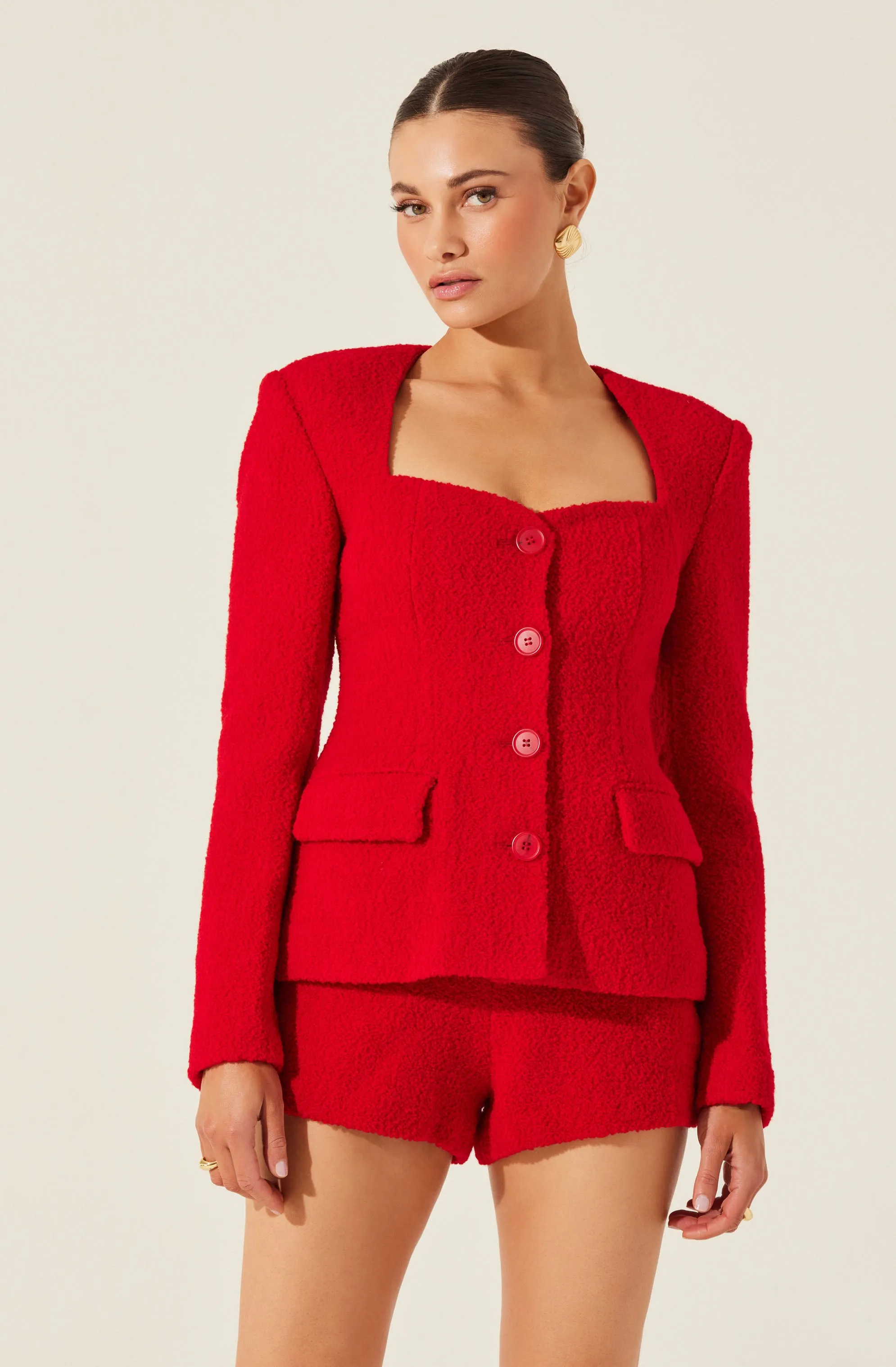 Rivka Fitted Sweetheart Blazer sold by Astr