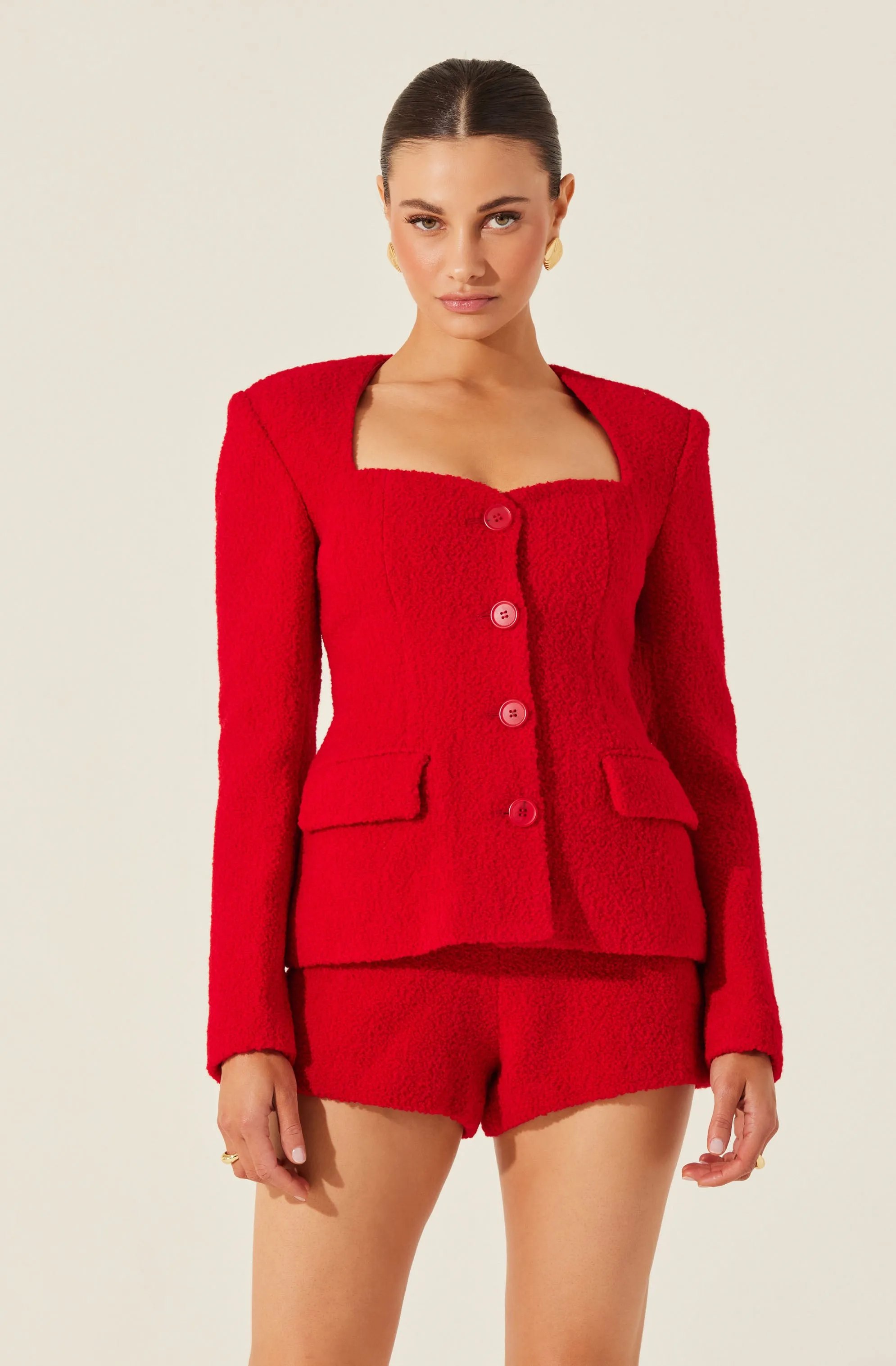 Rivka Fitted Sweetheart Blazer sold by Astr product image thumbnail 3