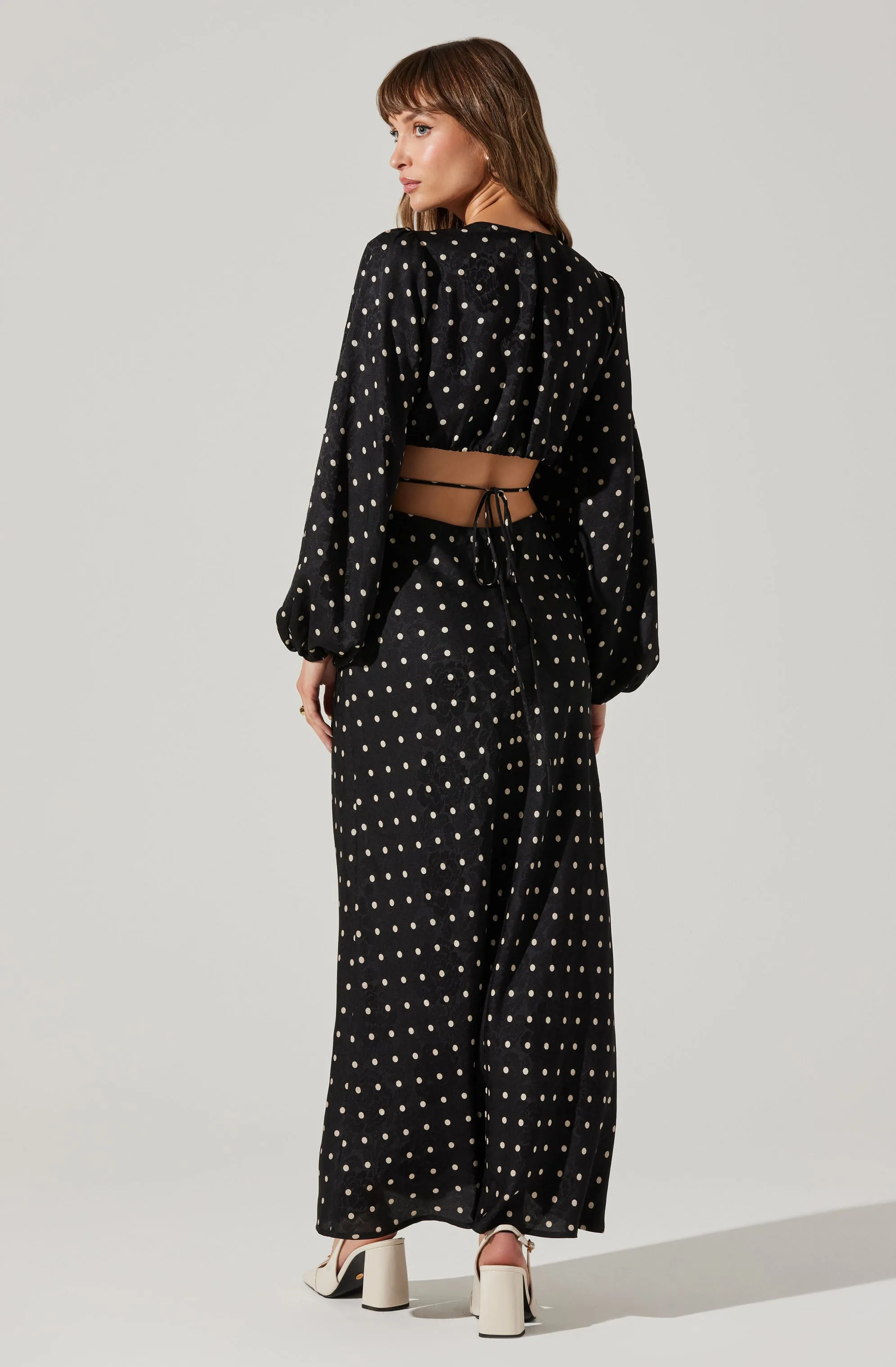 Quinn Floral Cutout Maxi Dress sold by Astr product image thumbnail 5