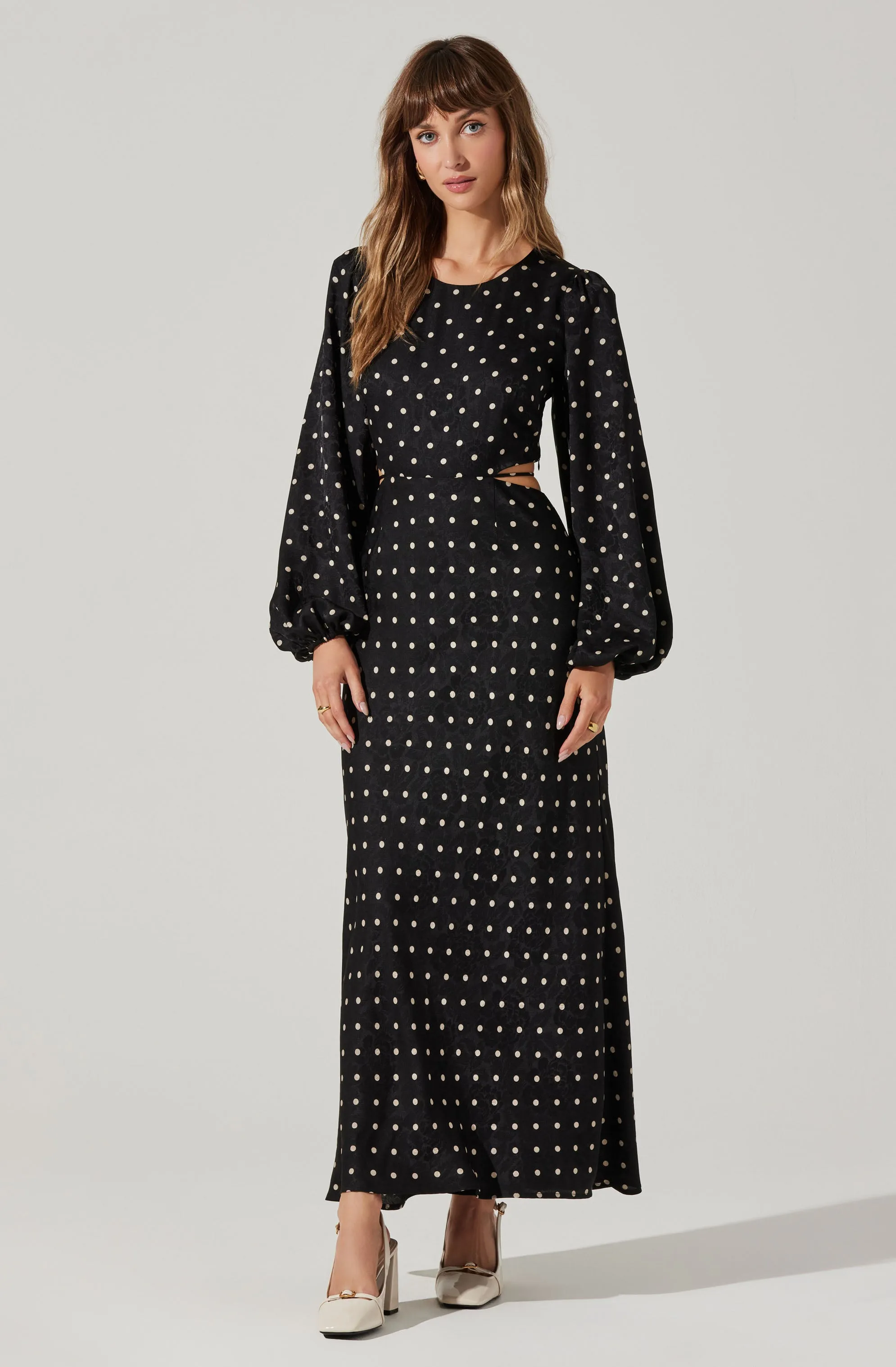 Quinn Floral Cutout Maxi Dress sold by Astr product image thumbnail 3